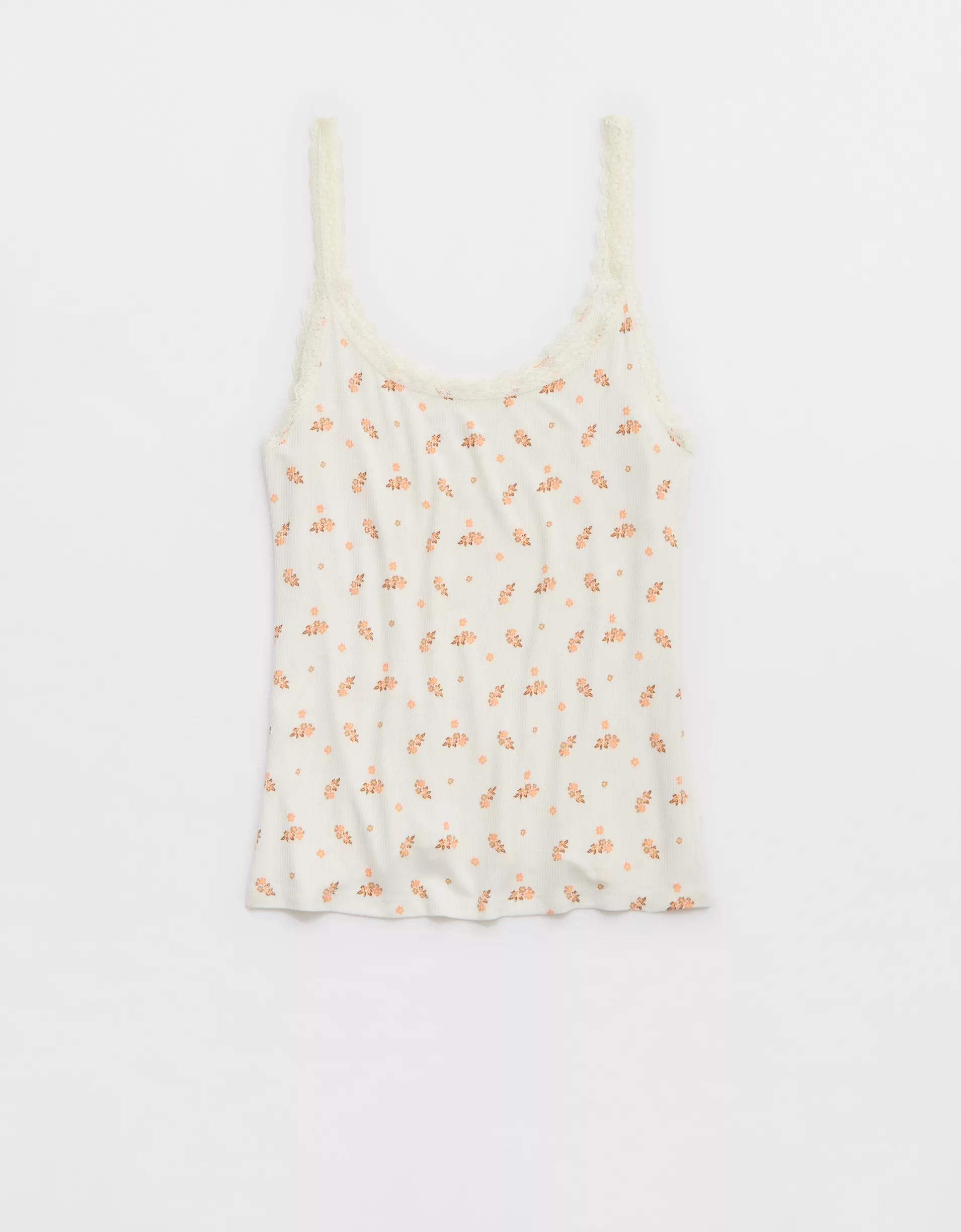Aerie Real Soft® Lace Trim Tank Product Image