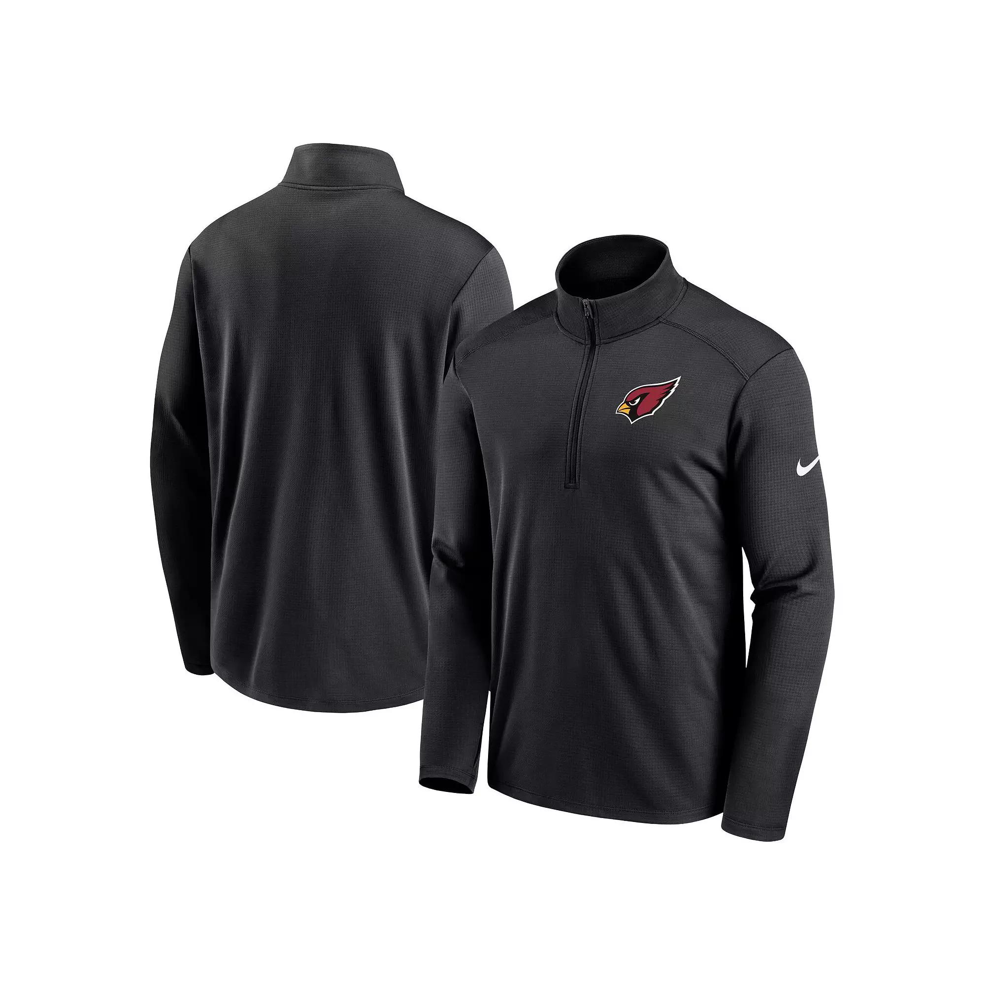 Men's Nike  Black Cleveland Browns Pacer Half-Zip Top, Size: Small Product Image
