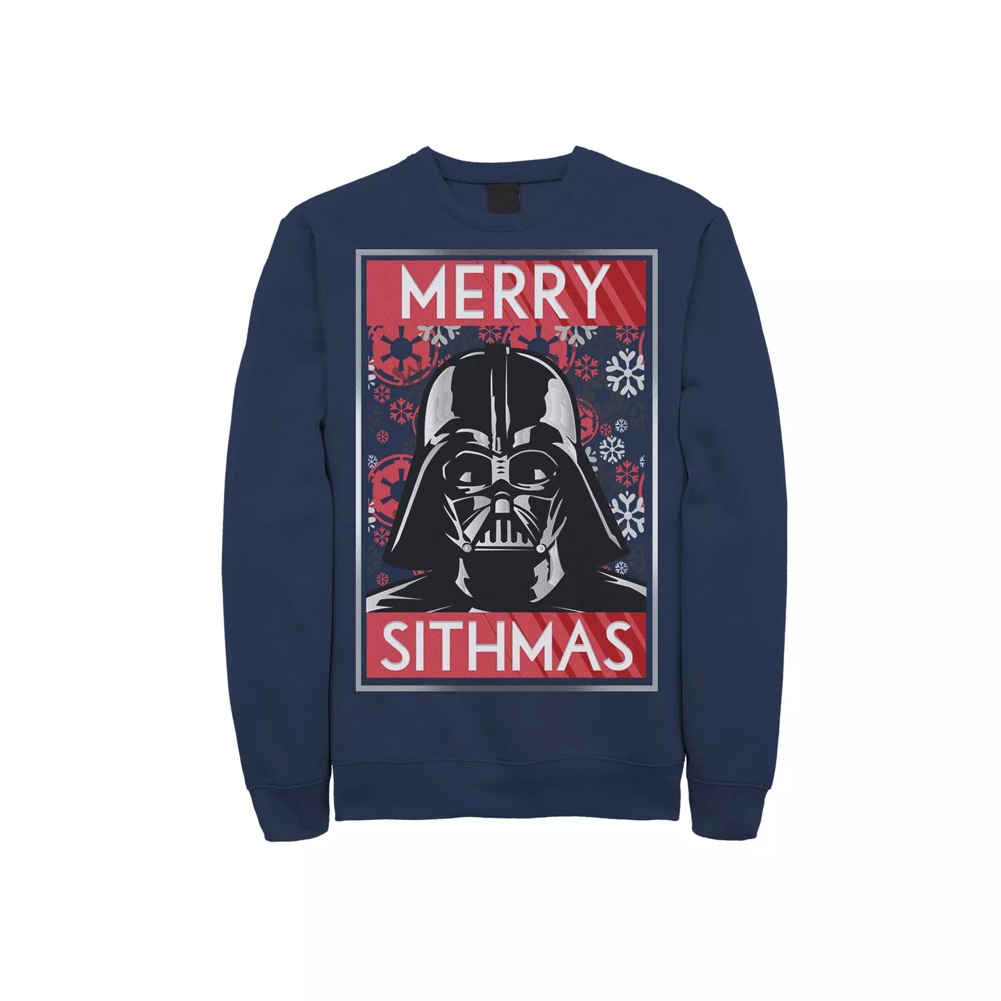 Men's Star Wars Darth Vader Merry Sithmas Christmas Sweatshirt,  Product Image