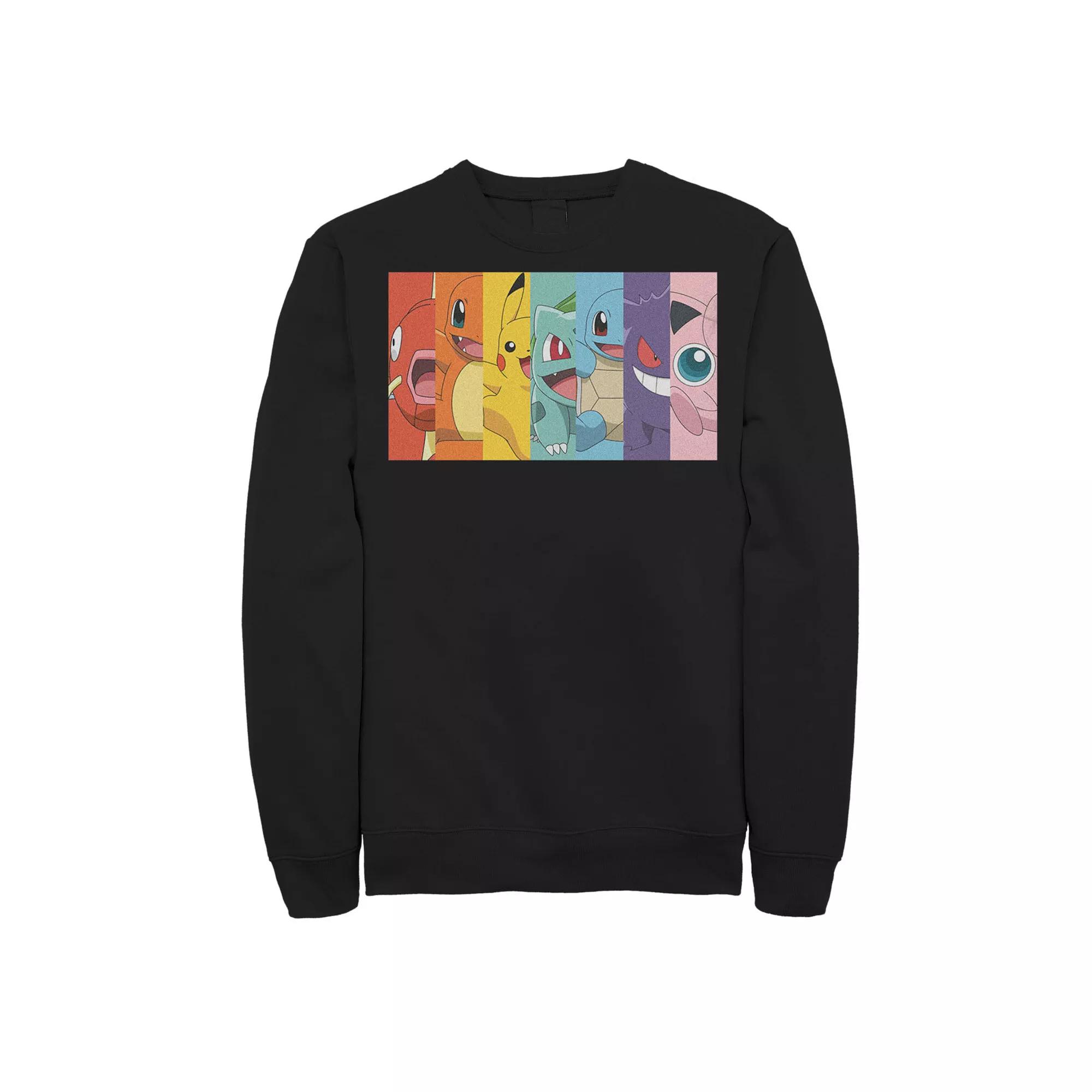 Big & Tall Pokémon Rainbow Sweatshirt, Men's,  Product Image