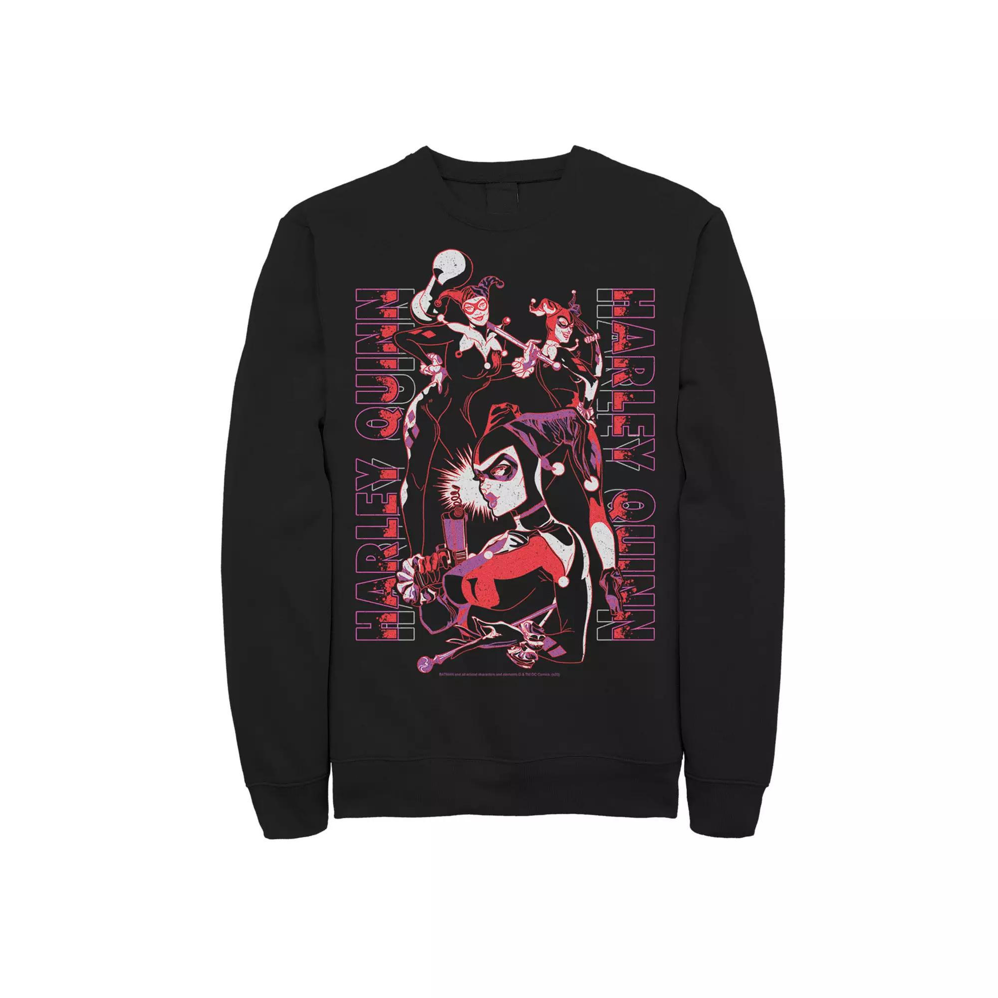 Men's DC Comics Batman Harley Triple Threat Sweatshirt,  Product Image