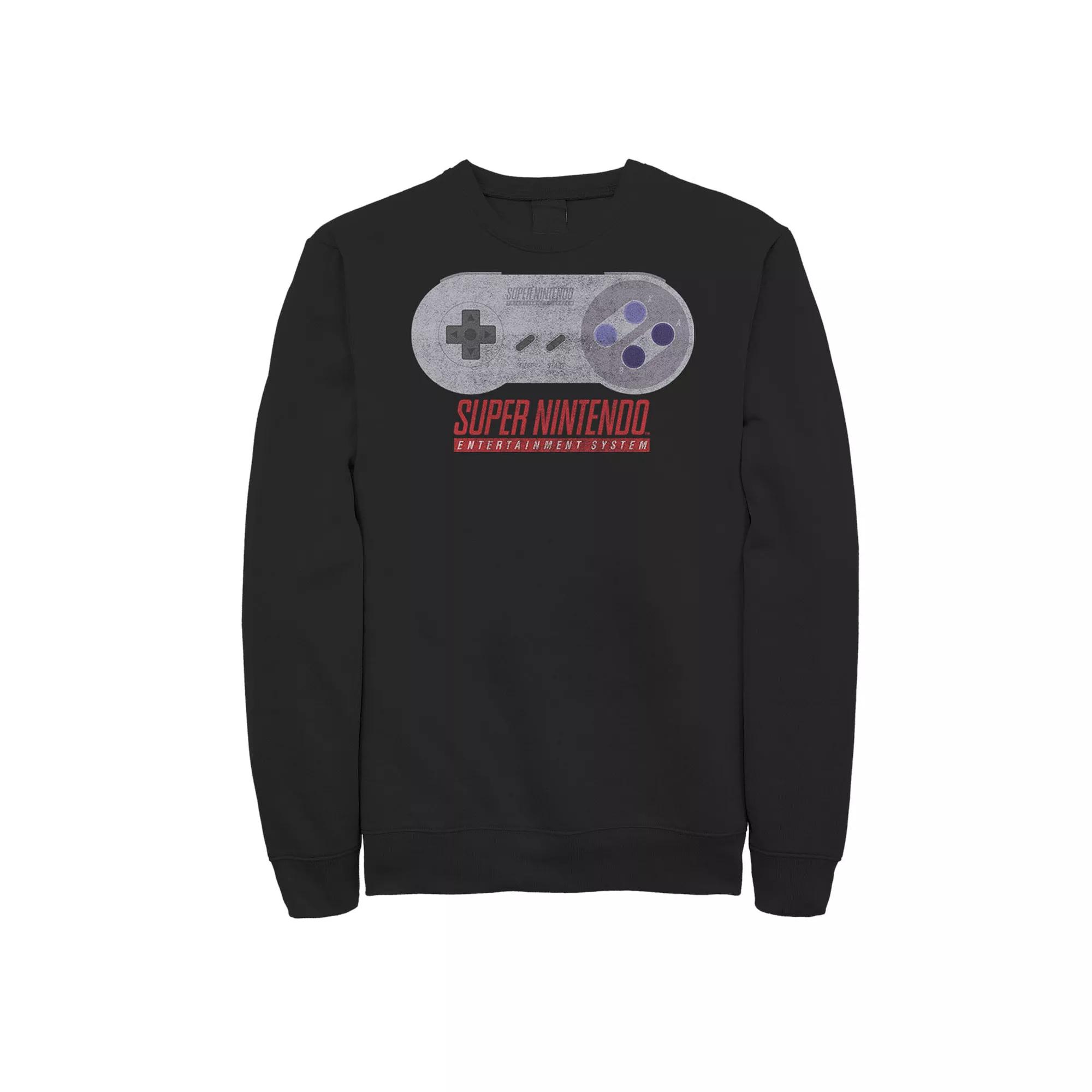 Men's Nintendo Super Nintendo Controller Retro Sweatshirt,  Product Image