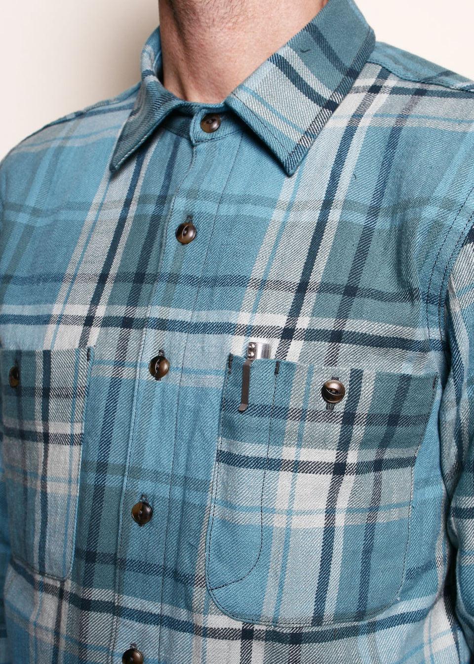 Field Shirt // Icy Blue Plaid Product Image