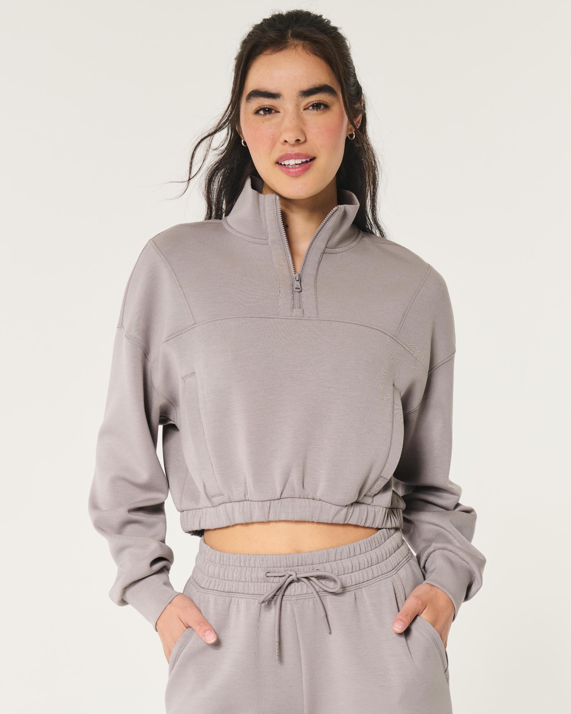 Gilly Hicks Active Cooldown Quarter-Zip Top Product Image