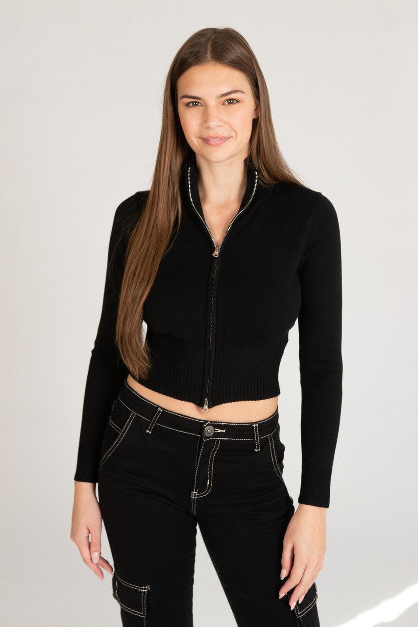 Zip Up Cardigan Product Image