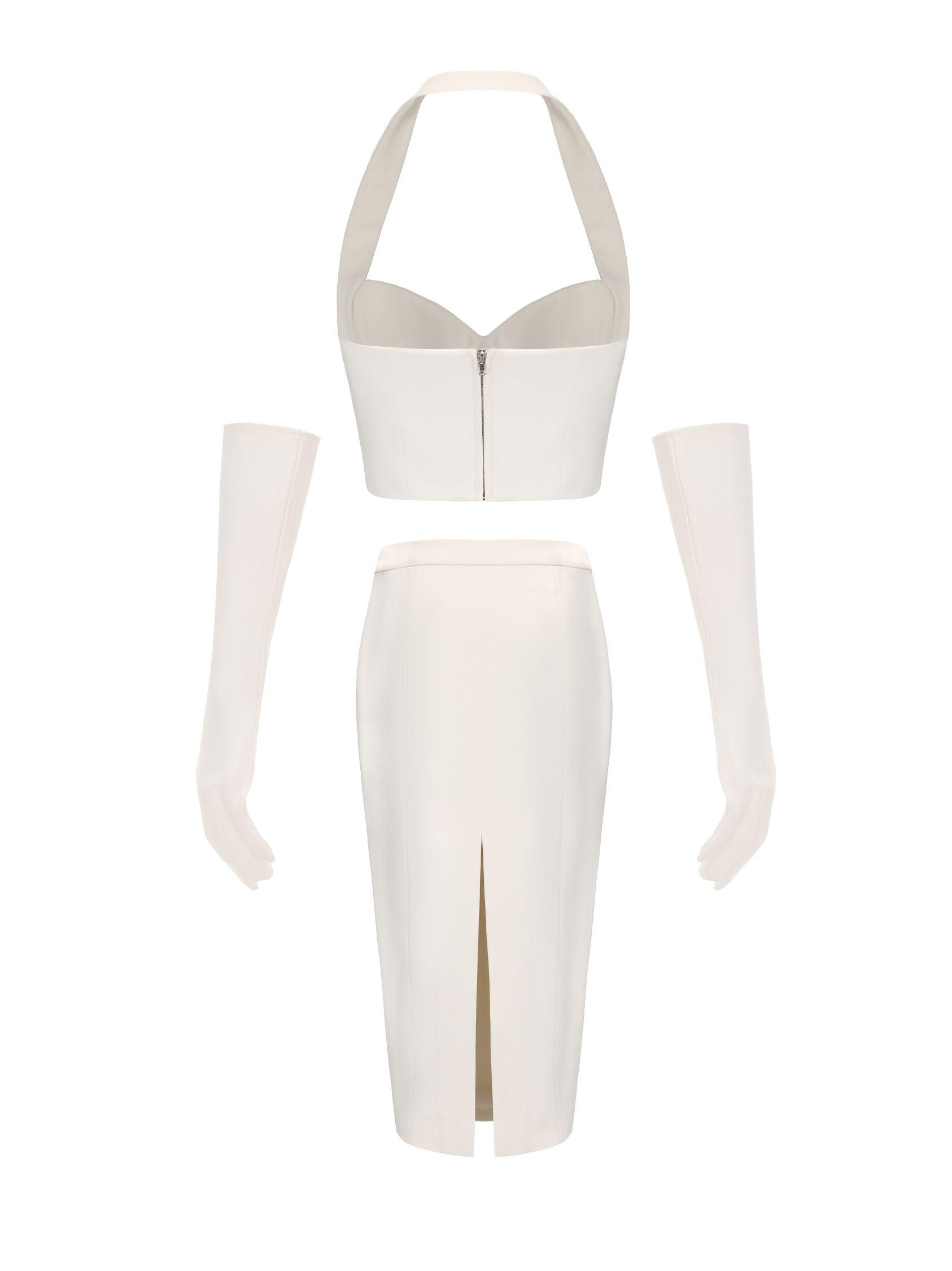 Anastasia Skirt (White) (Final Sale) Product Image