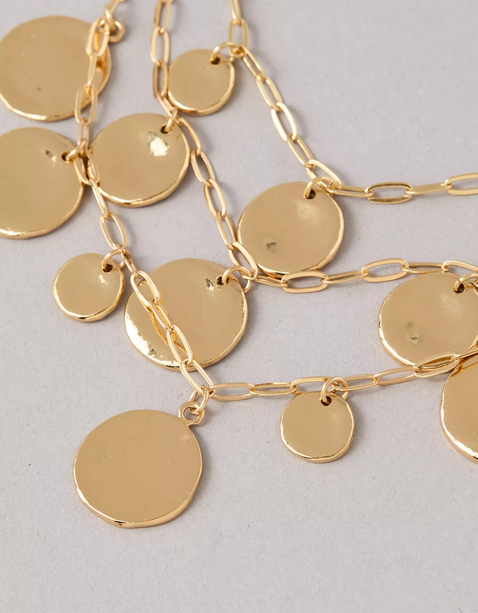 AEO Coin Layered Necklace Product Image
