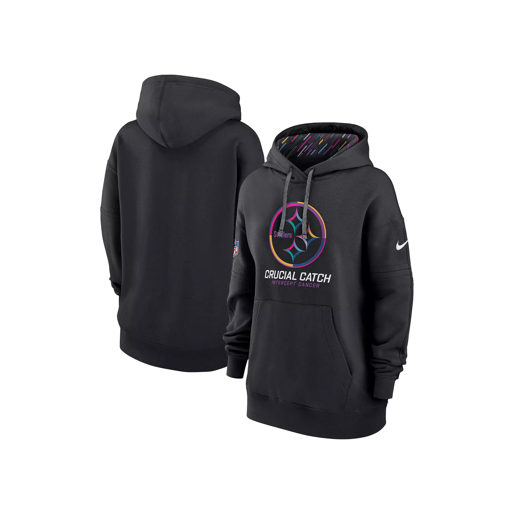 Women's Nike  Black Indianapolis Colts 2024 NFL Crucial Catch Club Pullover Hoodie, Size: 2XL Product Image