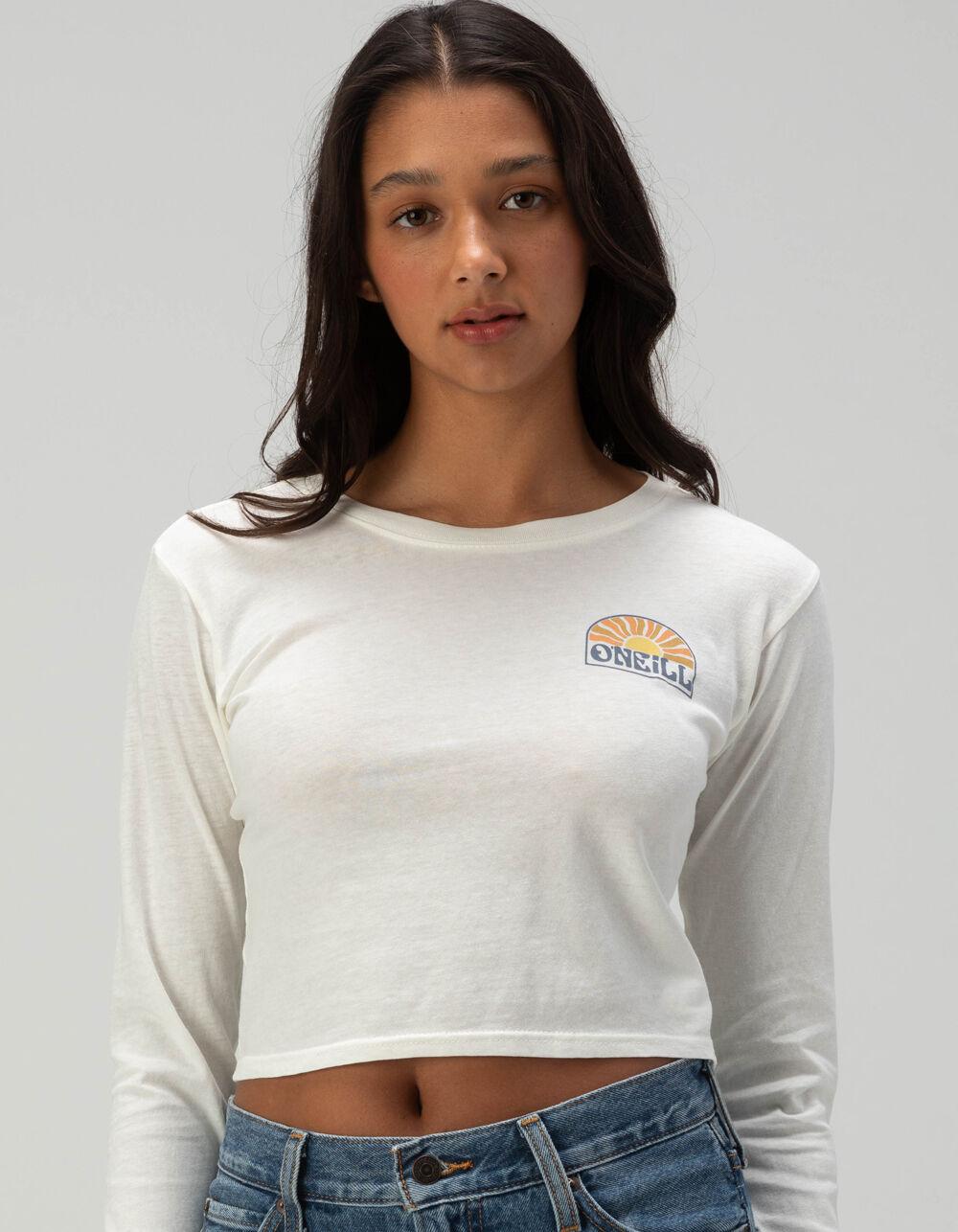 O'NEILL Coast To Coast Womens Long Sleeve Tee - WHITE Product Image