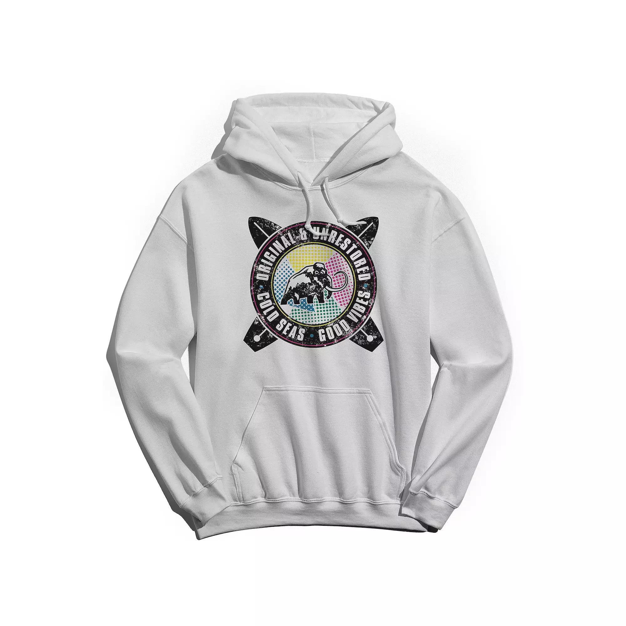 Men's Original & Unrestored Cold Seas Graphic Hoodie, Size: XL, White Product Image