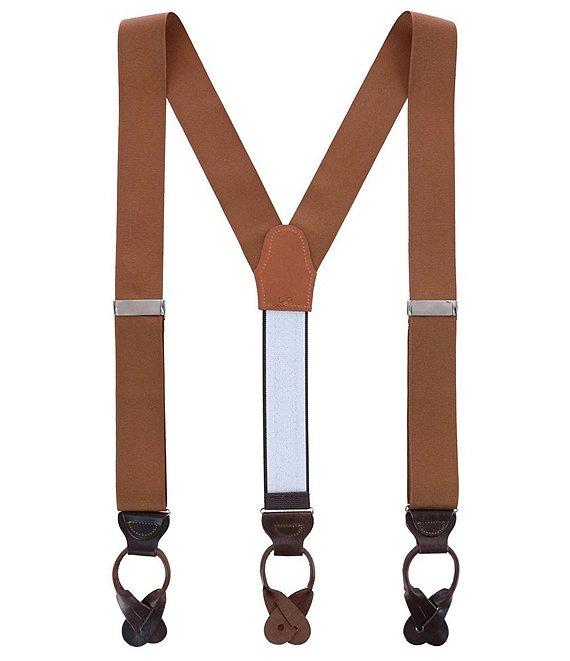 Trafalgar Phoenix Grosgrain Non-Stretch Ribbon Button End Suspenders Product Image