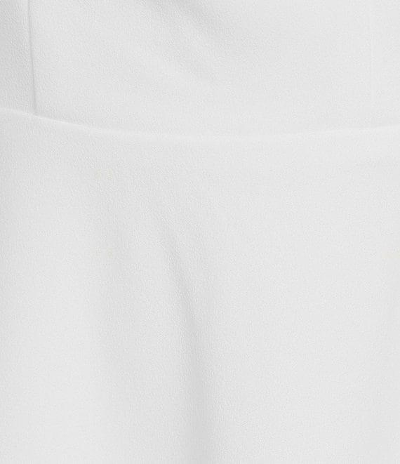 Next Up Off-The-Shoulder Adjustable Spaghetti Strap Twist Back Double Ruffle Hem Skirt Dress Product Image