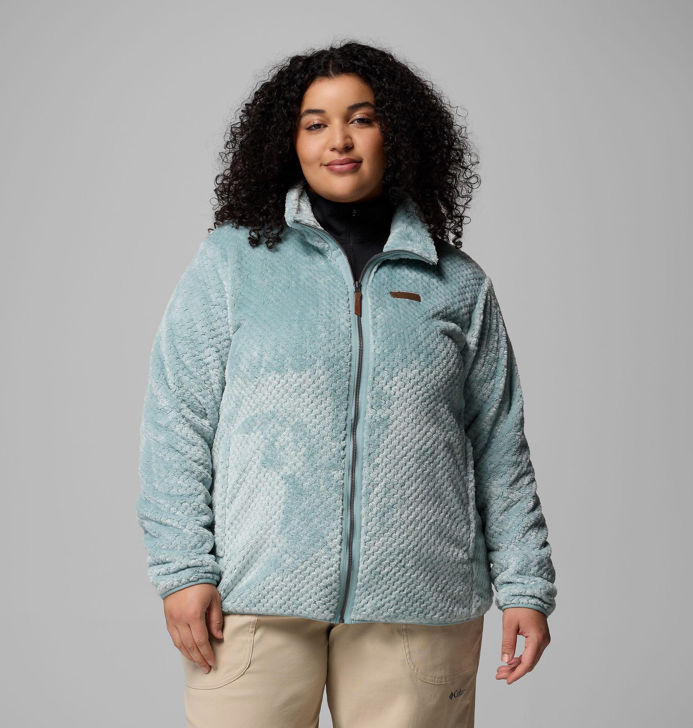 Columbia Womens Fire Side II Sherpa Full Zip Fleece - Plus Size- Product Image
