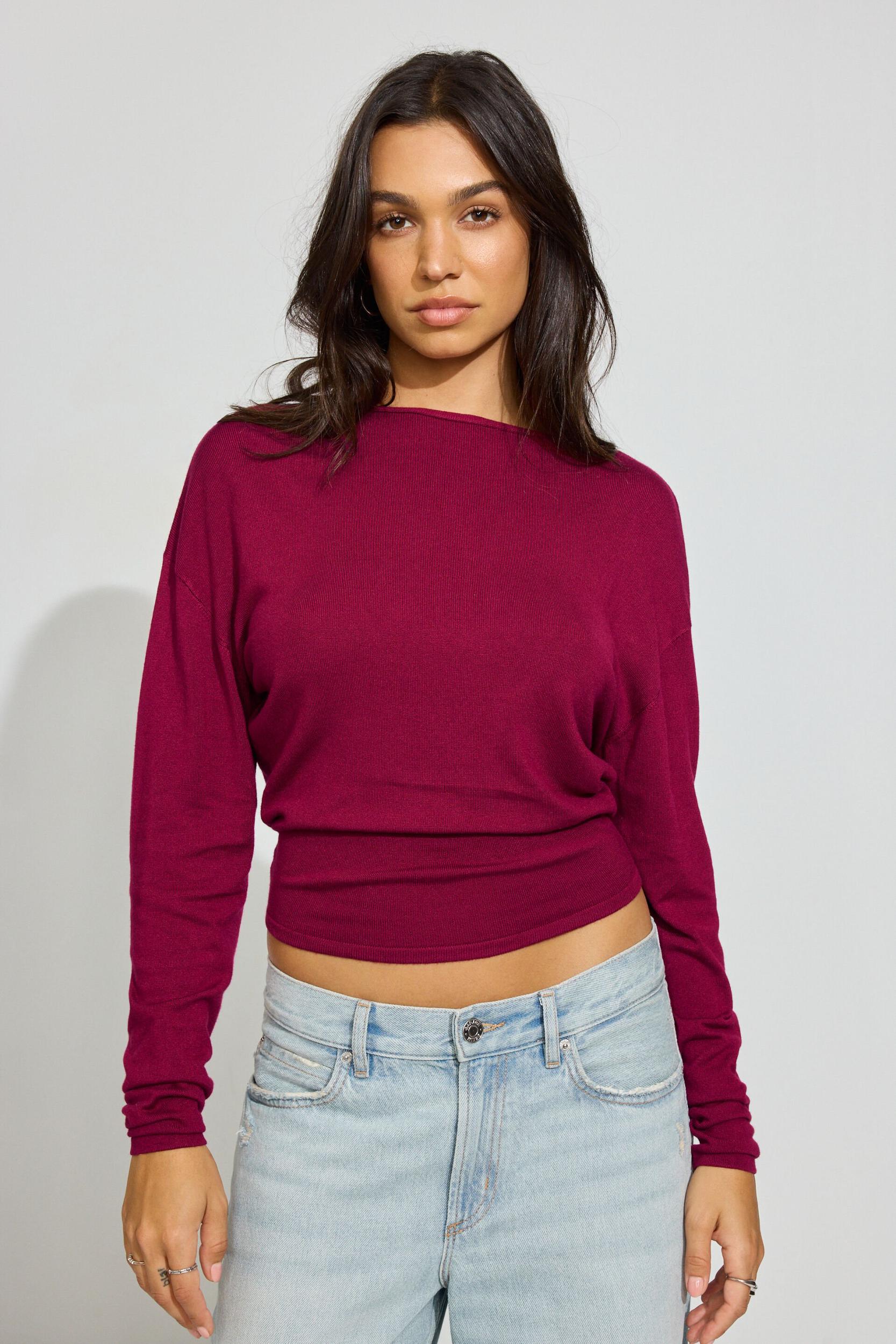 Open Cross Back Sweater Product Image