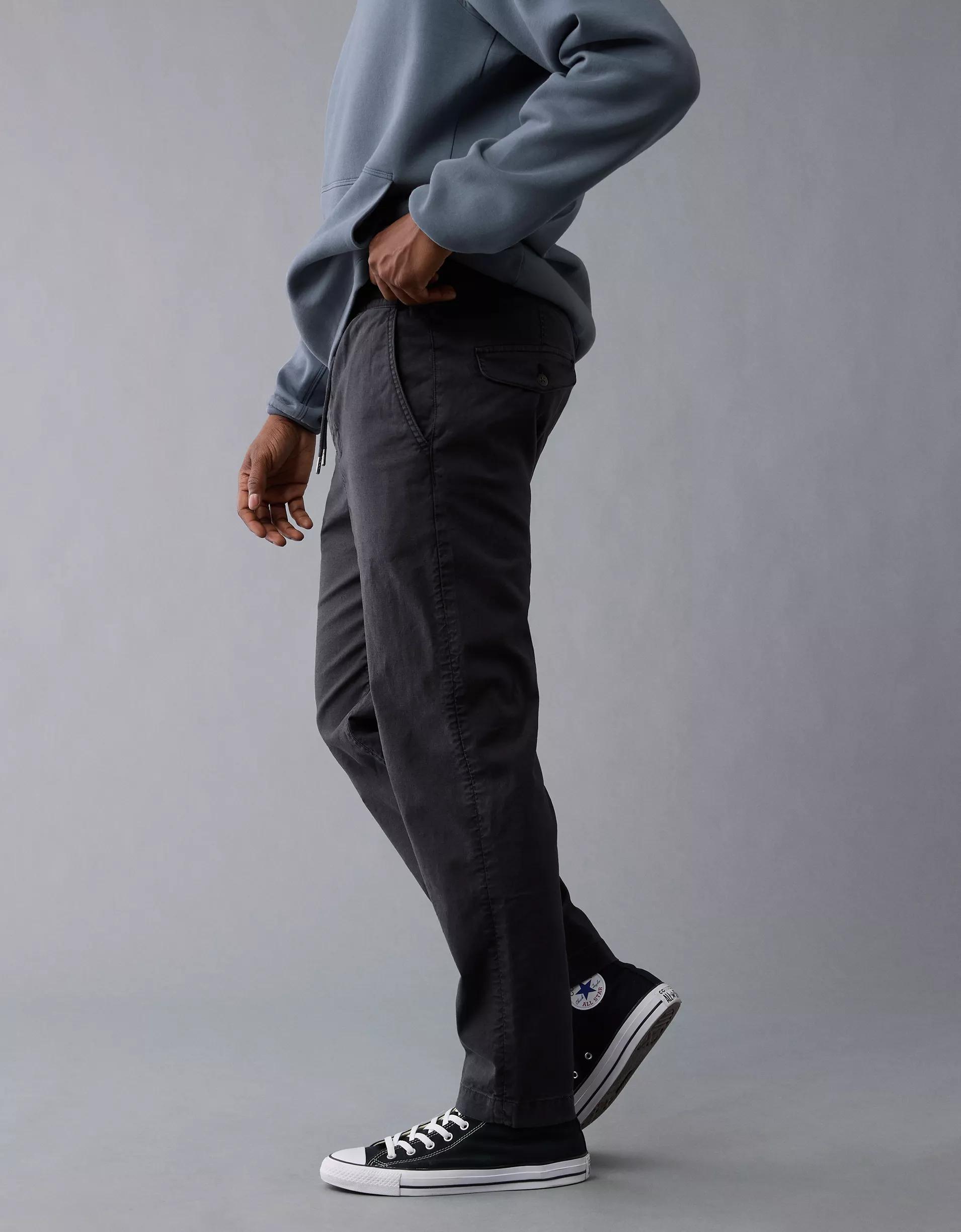 AE Flex Linen-Blend Athletic Fit Pull-On Pant Product Image