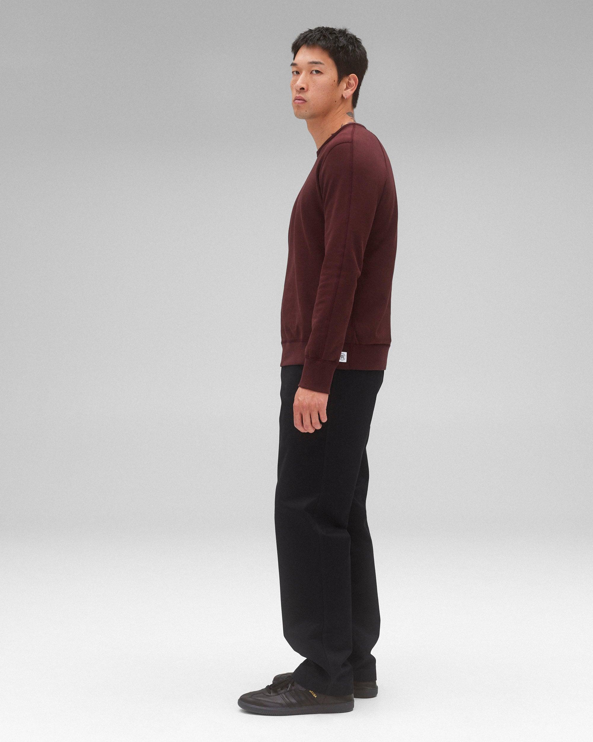 Midweight Terry Slim Crewneck - Vault Male Product Image