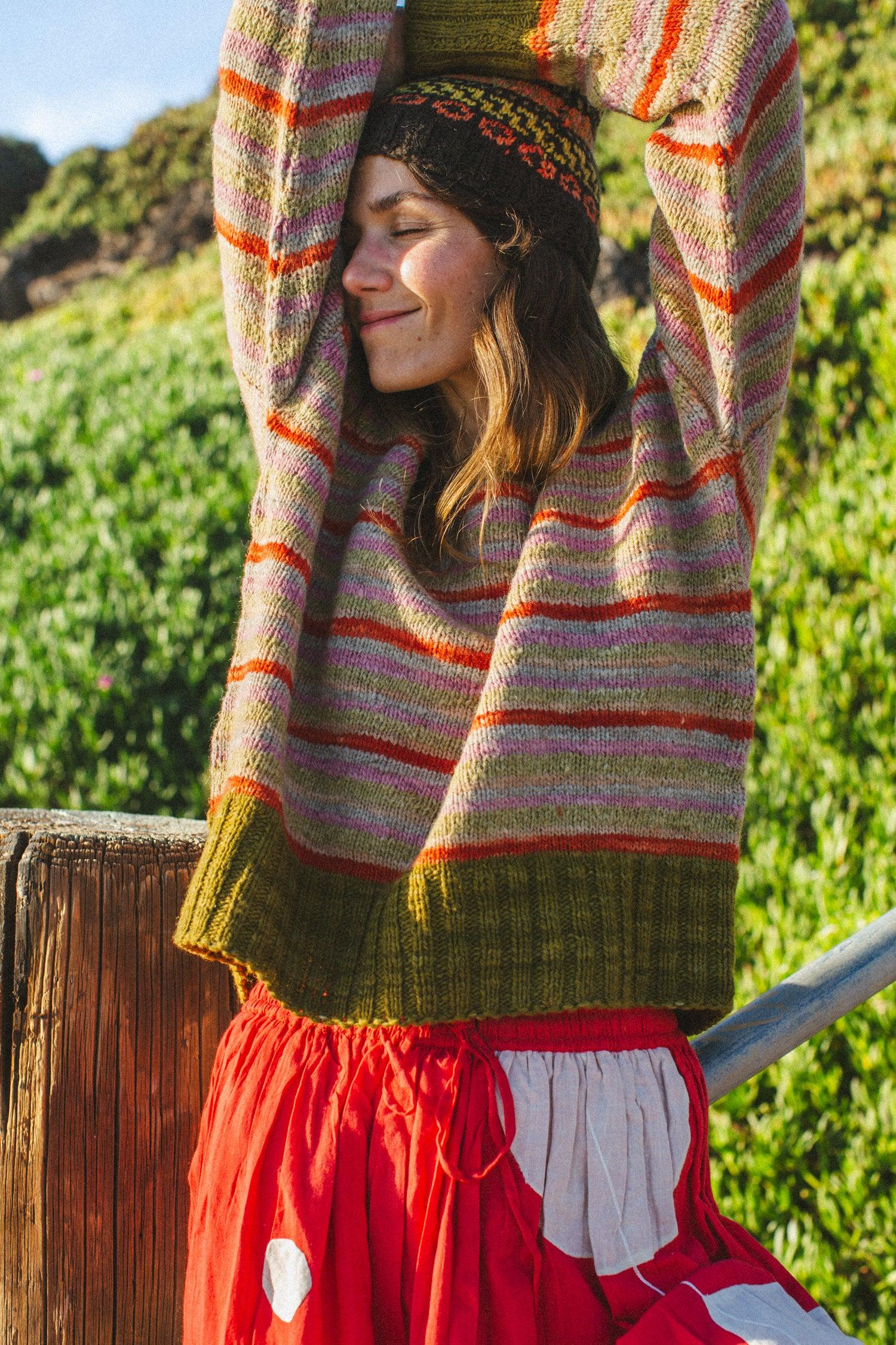 The Red-Striped Pull-Over Product Image