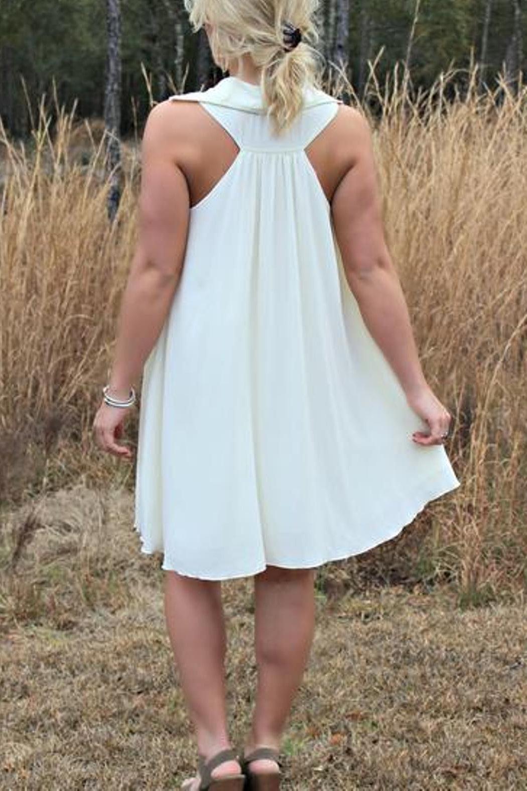 Cream Foretold Dress Product Image