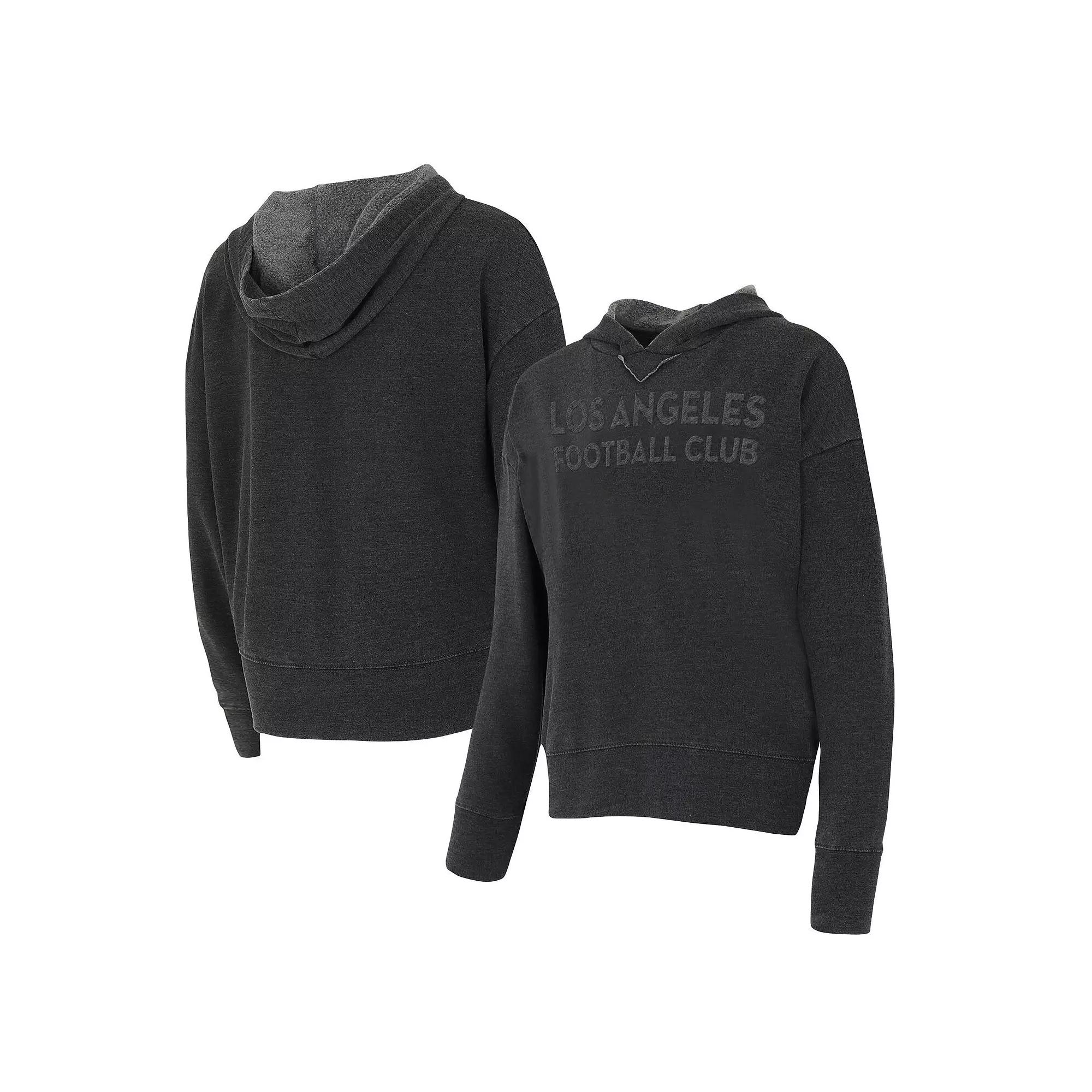 Women's Concepts Sport Charcoal LAFC Volley Hoodie Long Sleeve T-Shirt,  Product Image