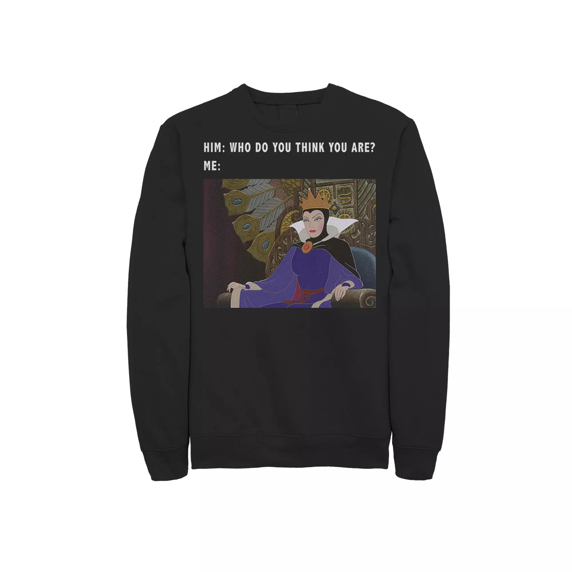 Disney's Snow White and the Seven Dwarfs Evil Queen Men's Meme Sweatshirt,  Product Image