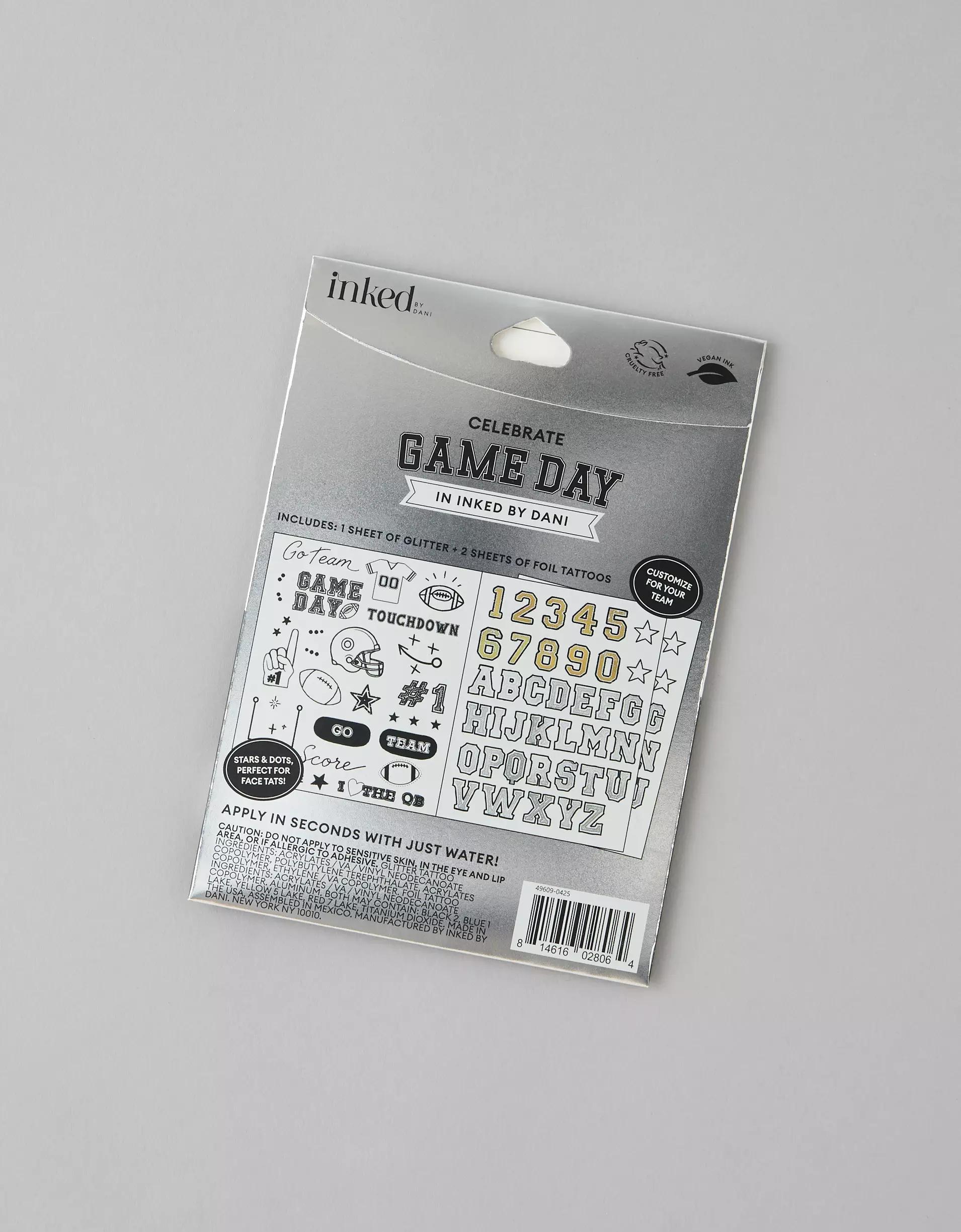Inked By Dani Game Day Face Tattoos Product Image