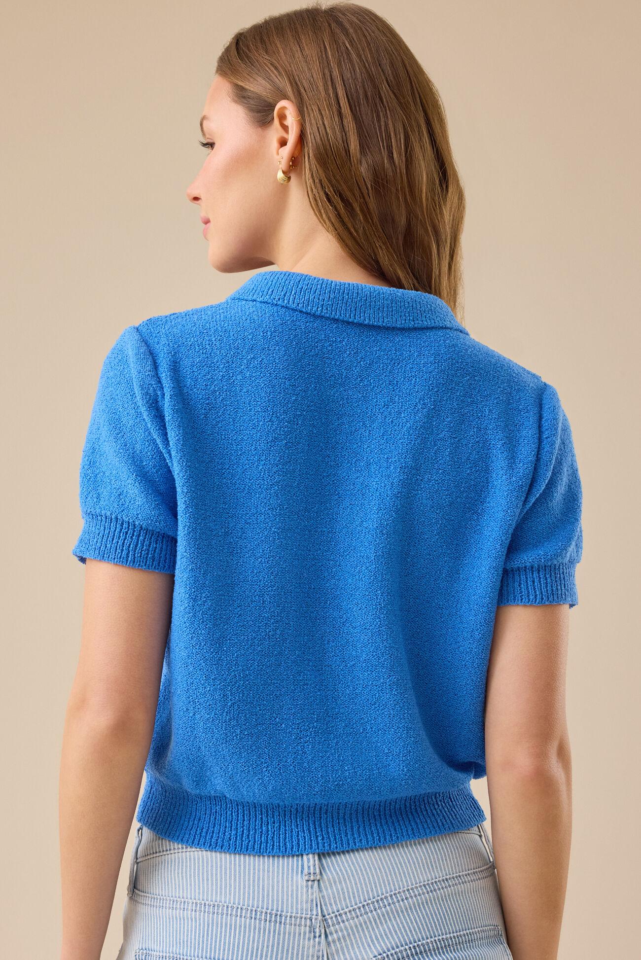 Madison Button Up Knit Top Product Image