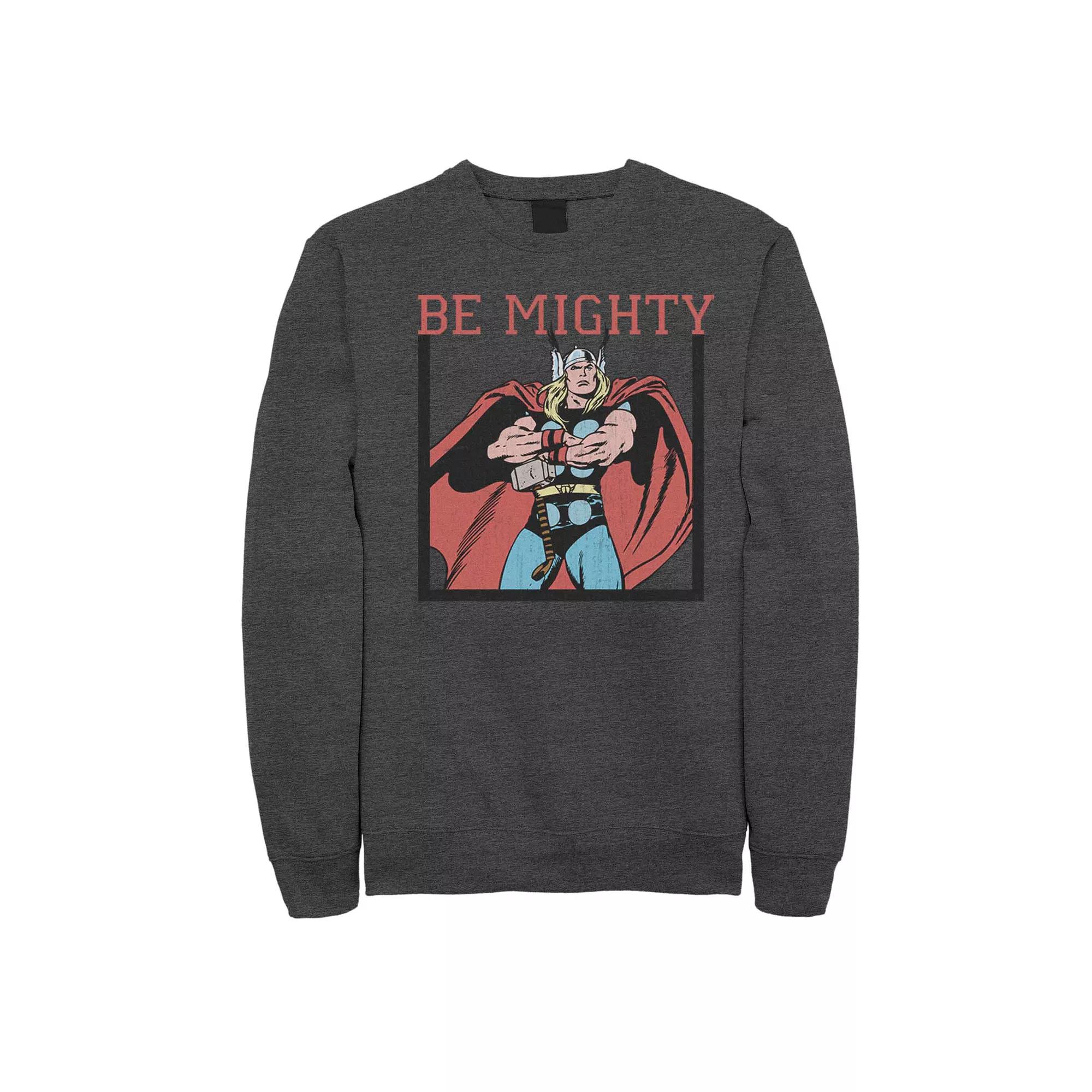 Men's Marvel Thor Poster Be Mighty Fleece,  Product Image