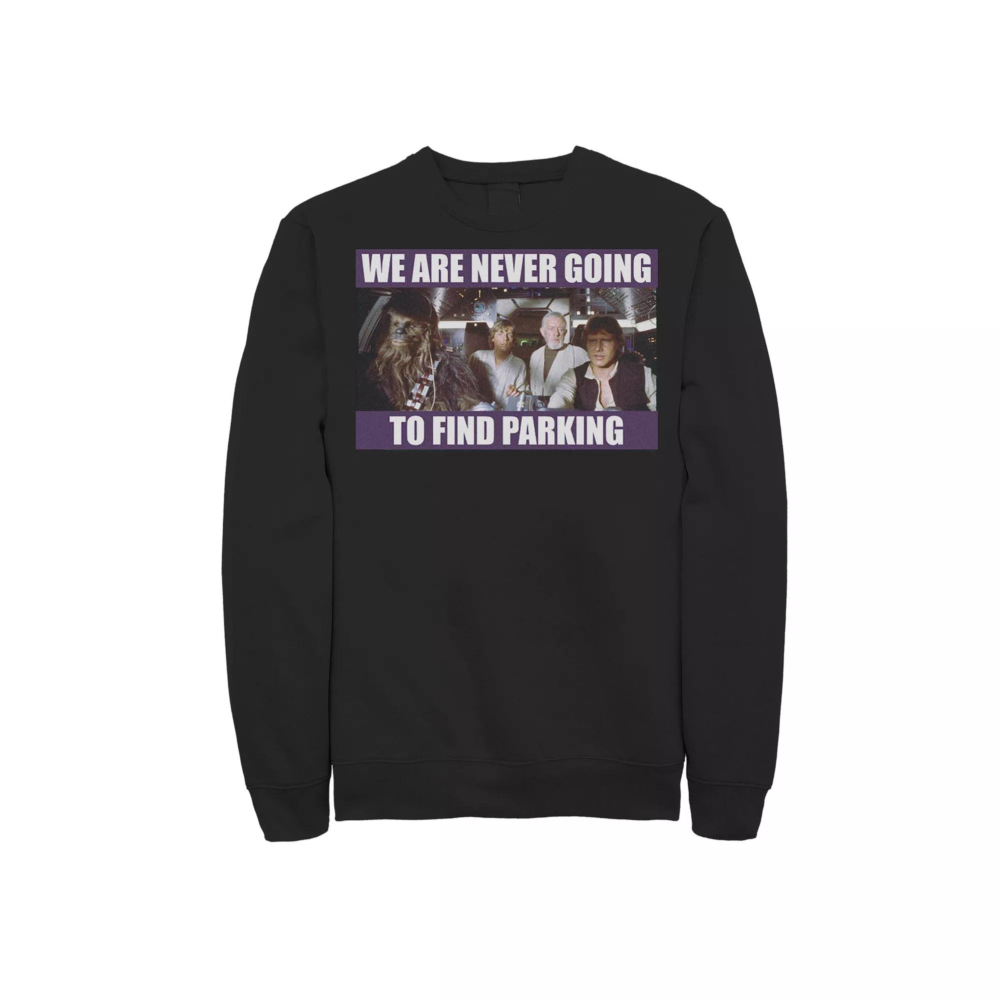 Men's Star Wars We Are Never Going To Find Parking Sweatshirt,  Product Image