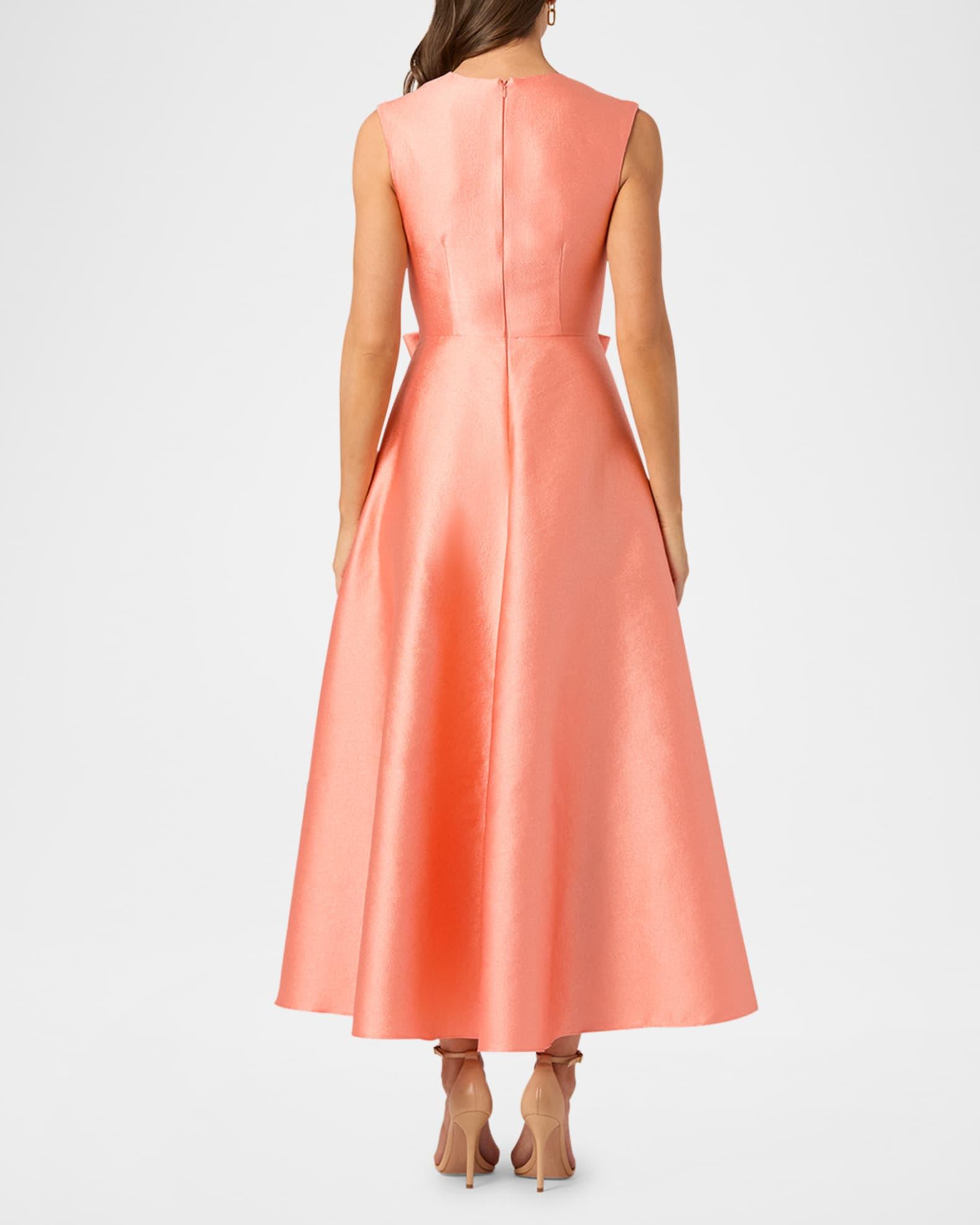 Leo Sleeveless Bow-Front Maxi Dress Product Image