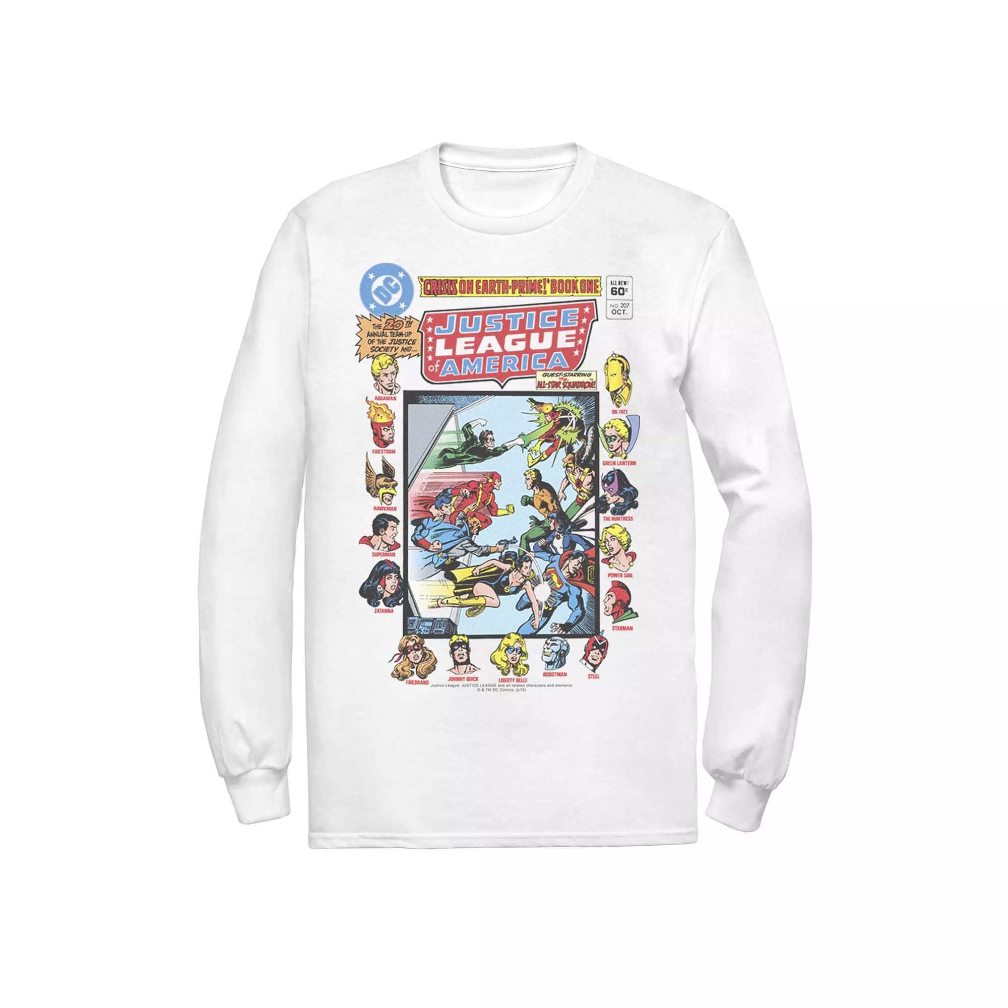 Men's DC Comics Justice League Of America Cover Tee,  Product Image