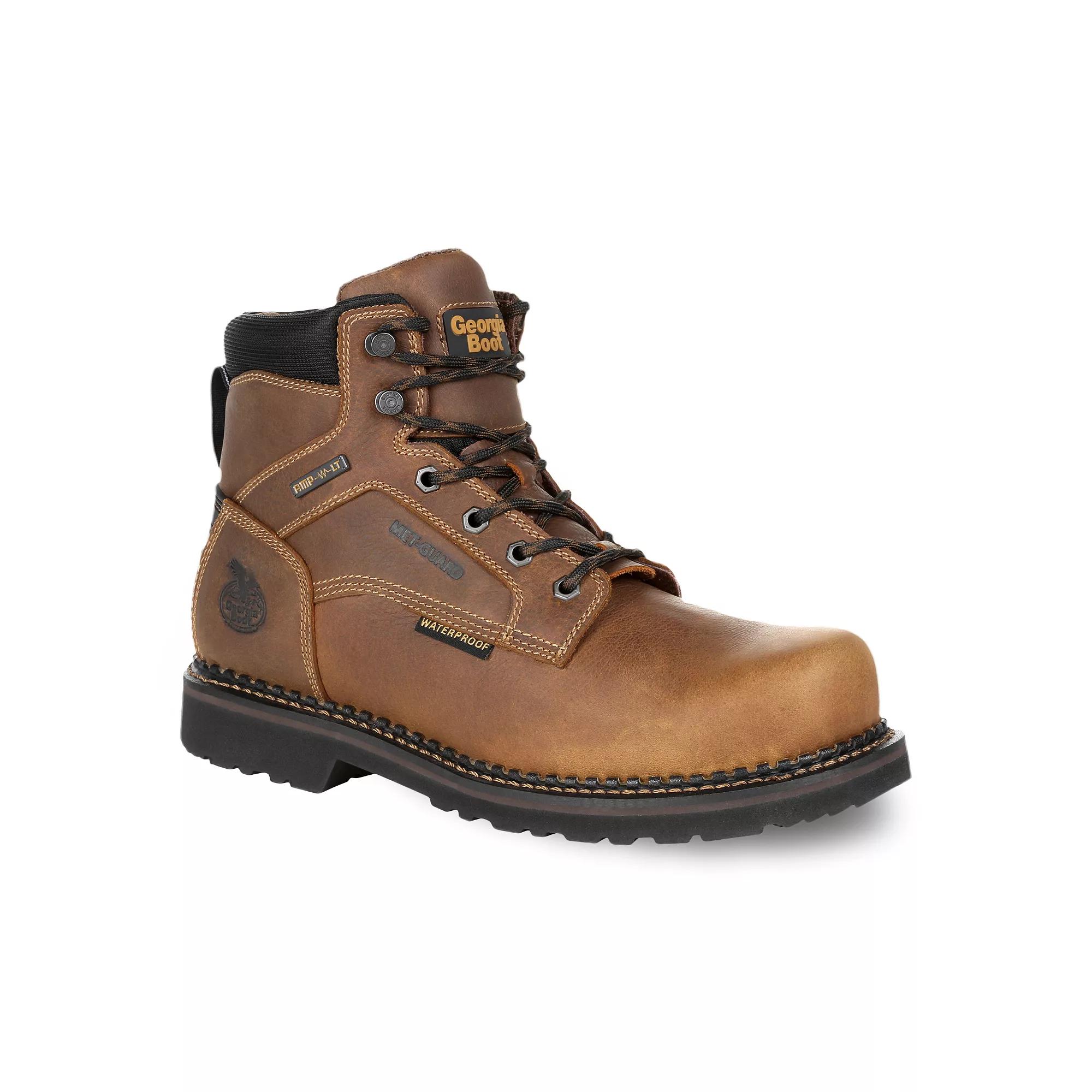 Georgia Boots Georgia Giant Revamp Internal Met-Guard Men's Waterproof Steel Toe Work Boots,  Product Image