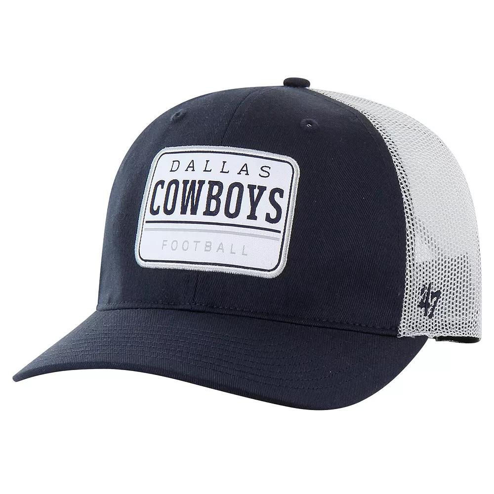 Men's '47 Navy Dallas Cowboys Ellington Trucker Adjustable Hat, Blue Product Image