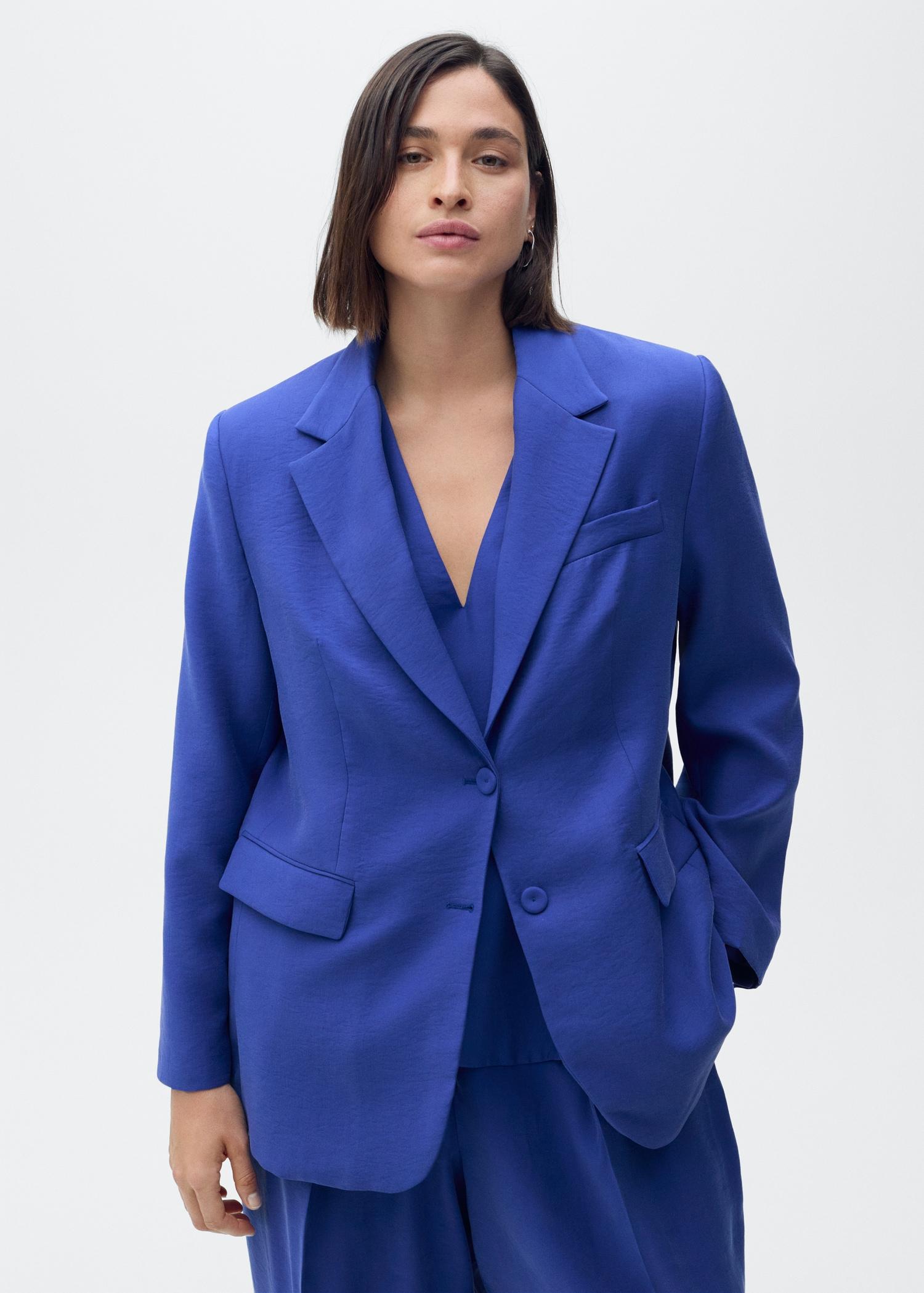 Structured suit jacket - Women | MANGO USA Product Image