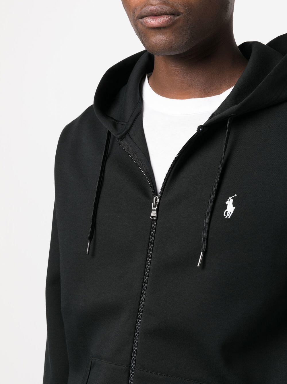 embroidery-logo pullover hoodie Product Image