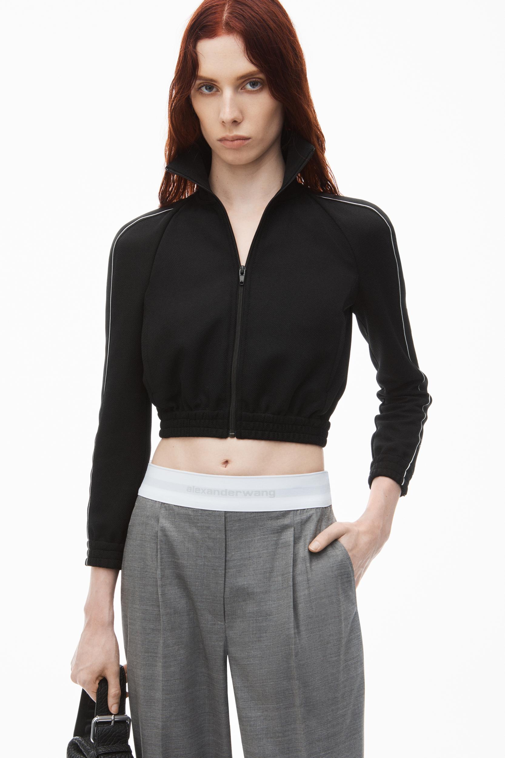 High-waist Pleated Pant With Logo Elastic Product Image