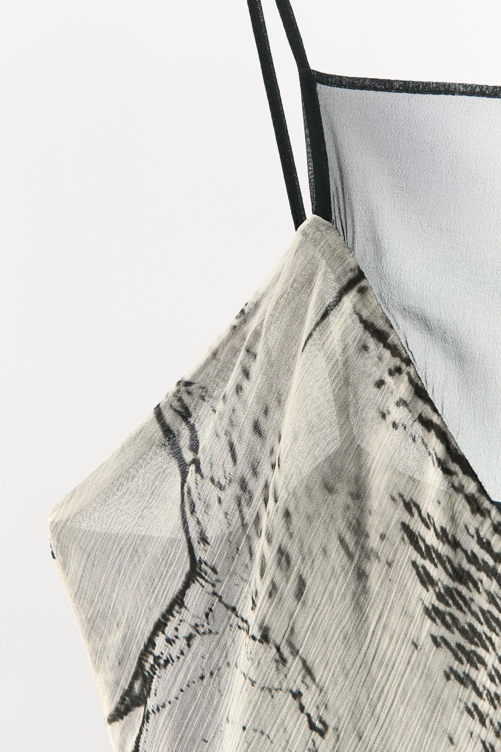 LONG PRINTED DRESS Product Image