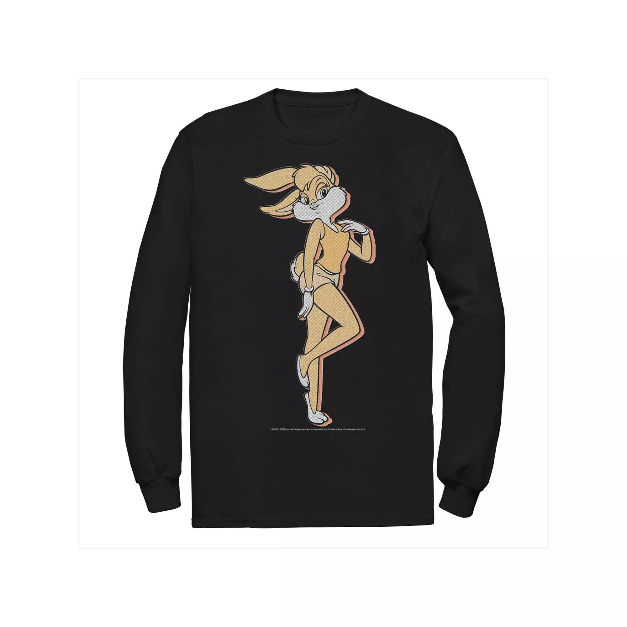 Men's Looney Tunes Lola Bunny Simple Portrait Long Sleeve Tee,  Product Image