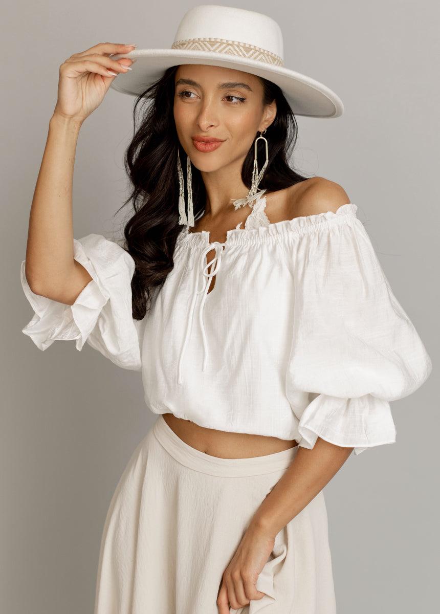 Kerra Top in Cream Female Product Image