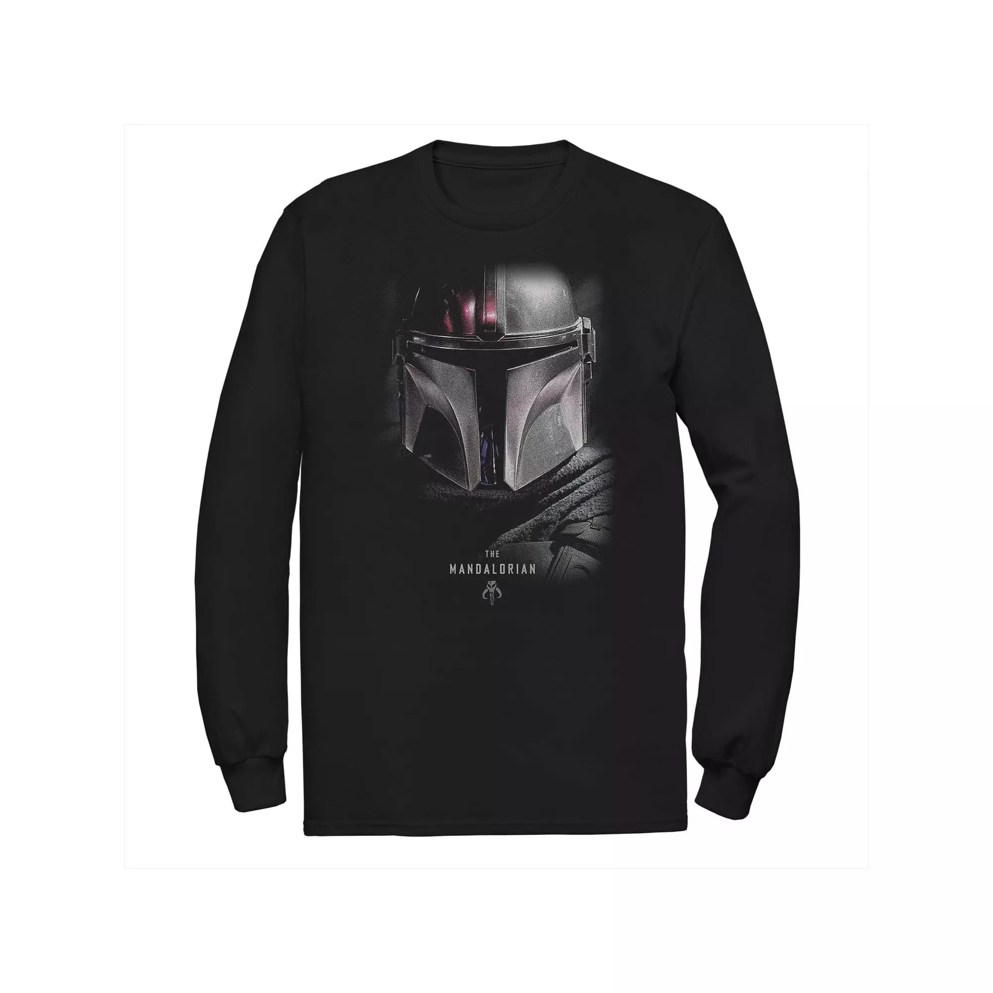 Men's The Mandalorian Bounty Hunter Shadow Tee, Size: 3XL, Black Product Image