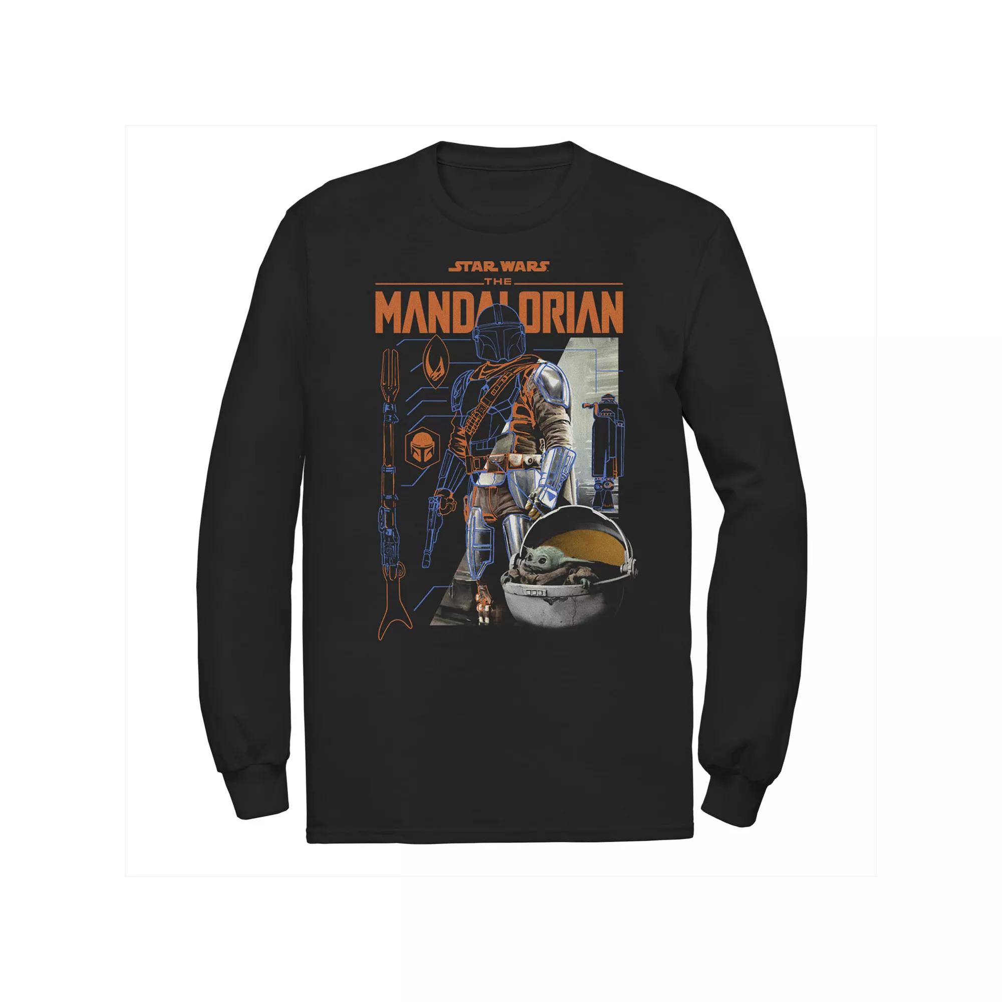 Men's Star Wars The Mandalorian Schematics Graphic Tee,  Product Image