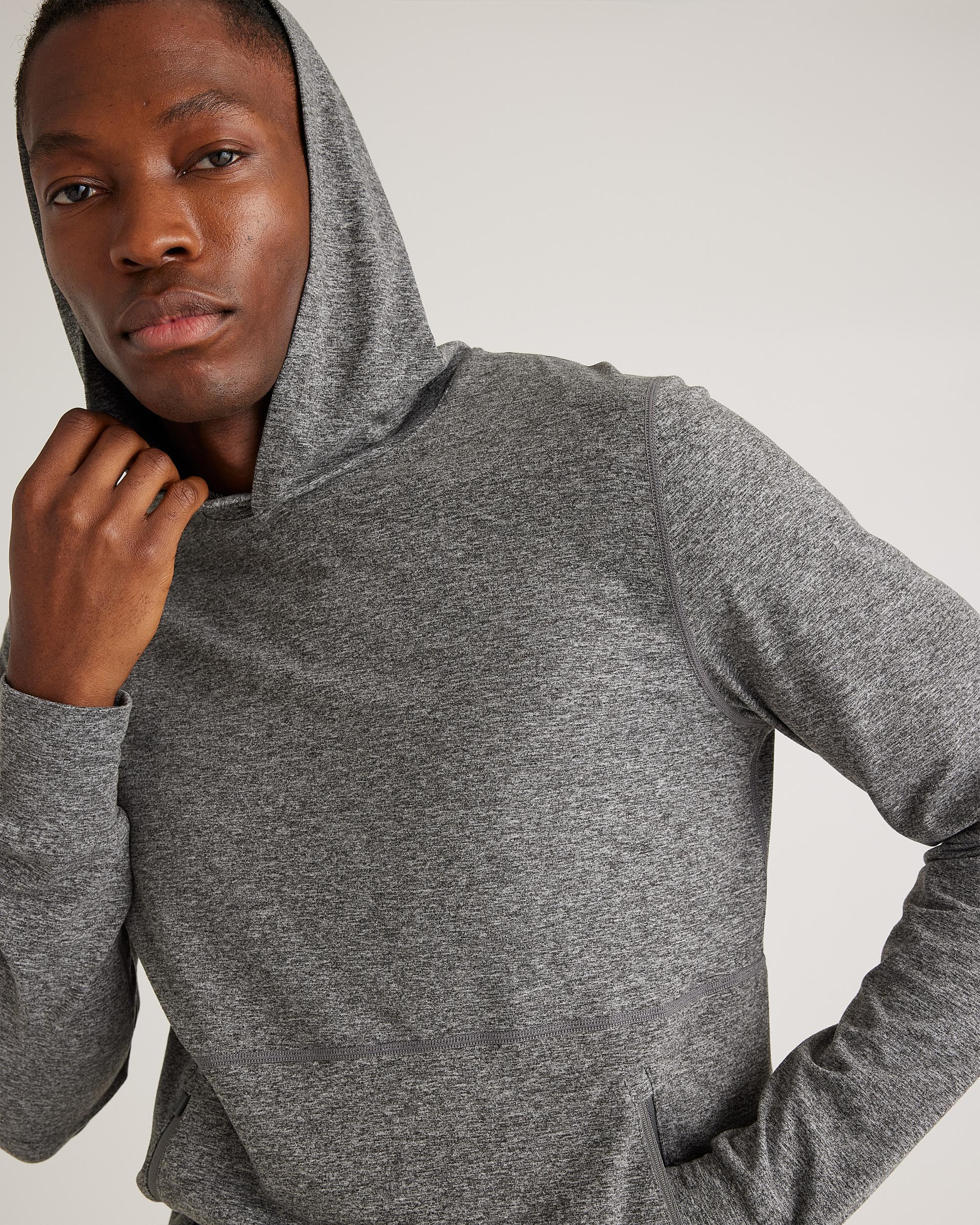 Quince | Men's Super Soft Performance Hoodie Pullover Flowknit Activewear, Recycled Polyester Product Image