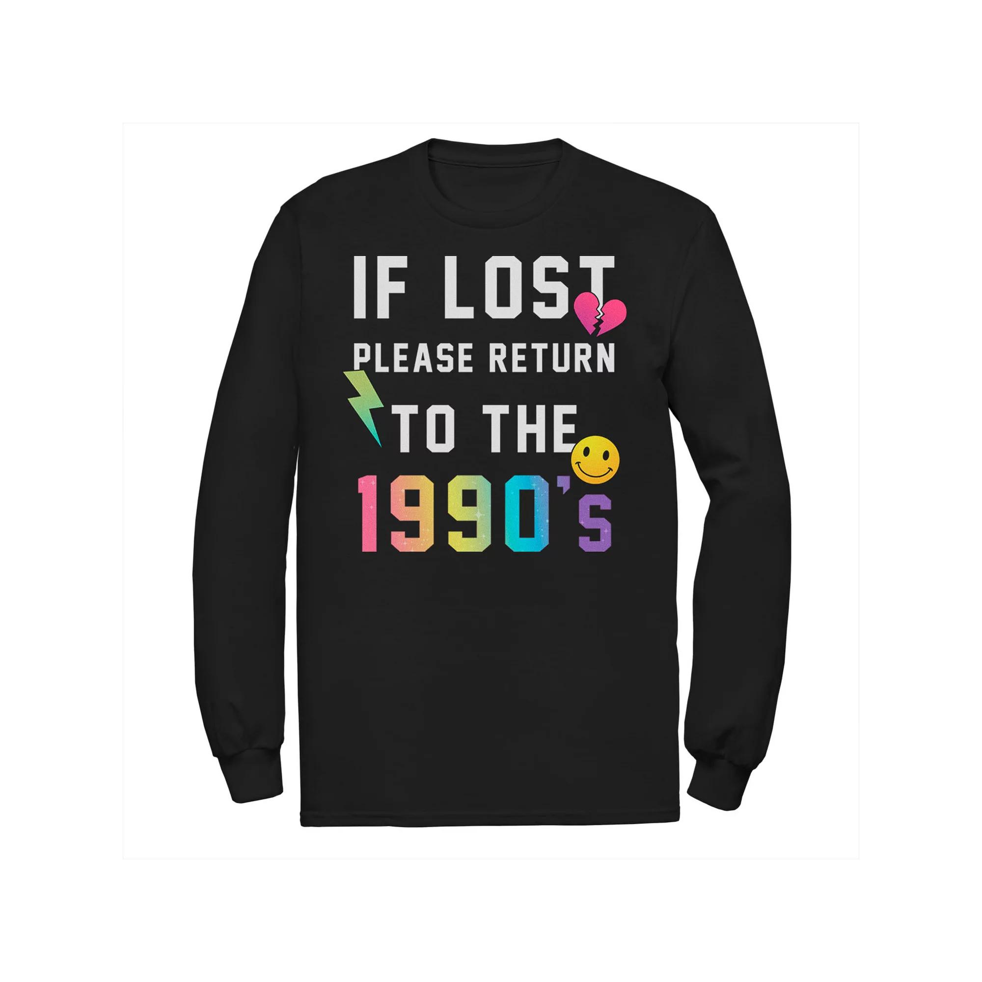 Men's Fifth Sun If Lost Please Return To The 1990's Tee,  Product Image