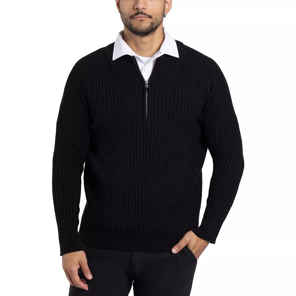 Men's Xray Ribbed Quarter-Zip Sweater,  Product Image