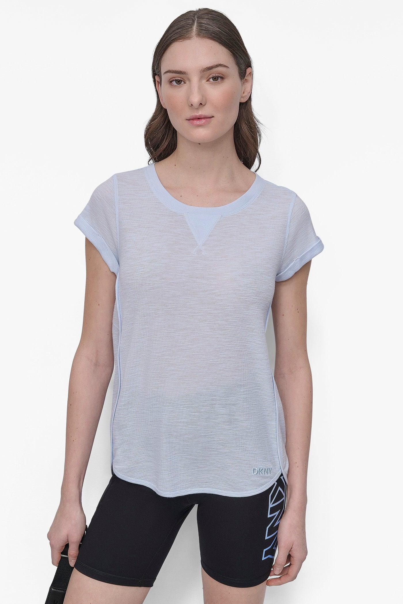 SLUB WAFFLE-KNIT TEE Product Image