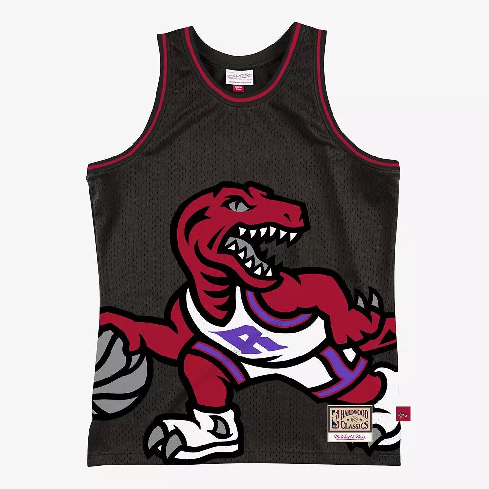 Men's Mitchell & Ness  Black Toronto Raptors Hardwood Classics Blown Out Fashion Jersey, Size: XL, Rpt Black Product Image