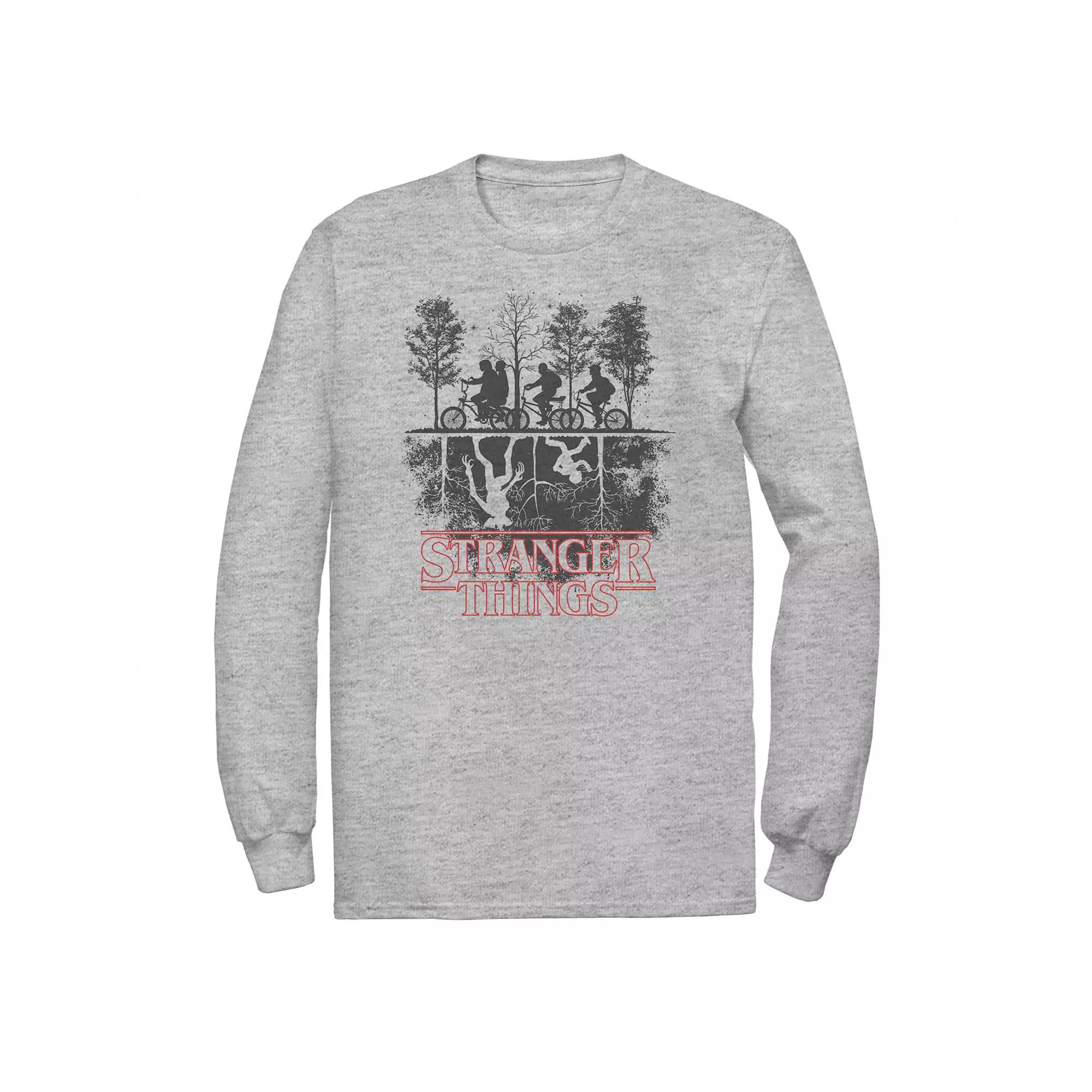 Big & Tall Stranger Things The Upside Down Long Sleeve Tee, Men's,  Product Image