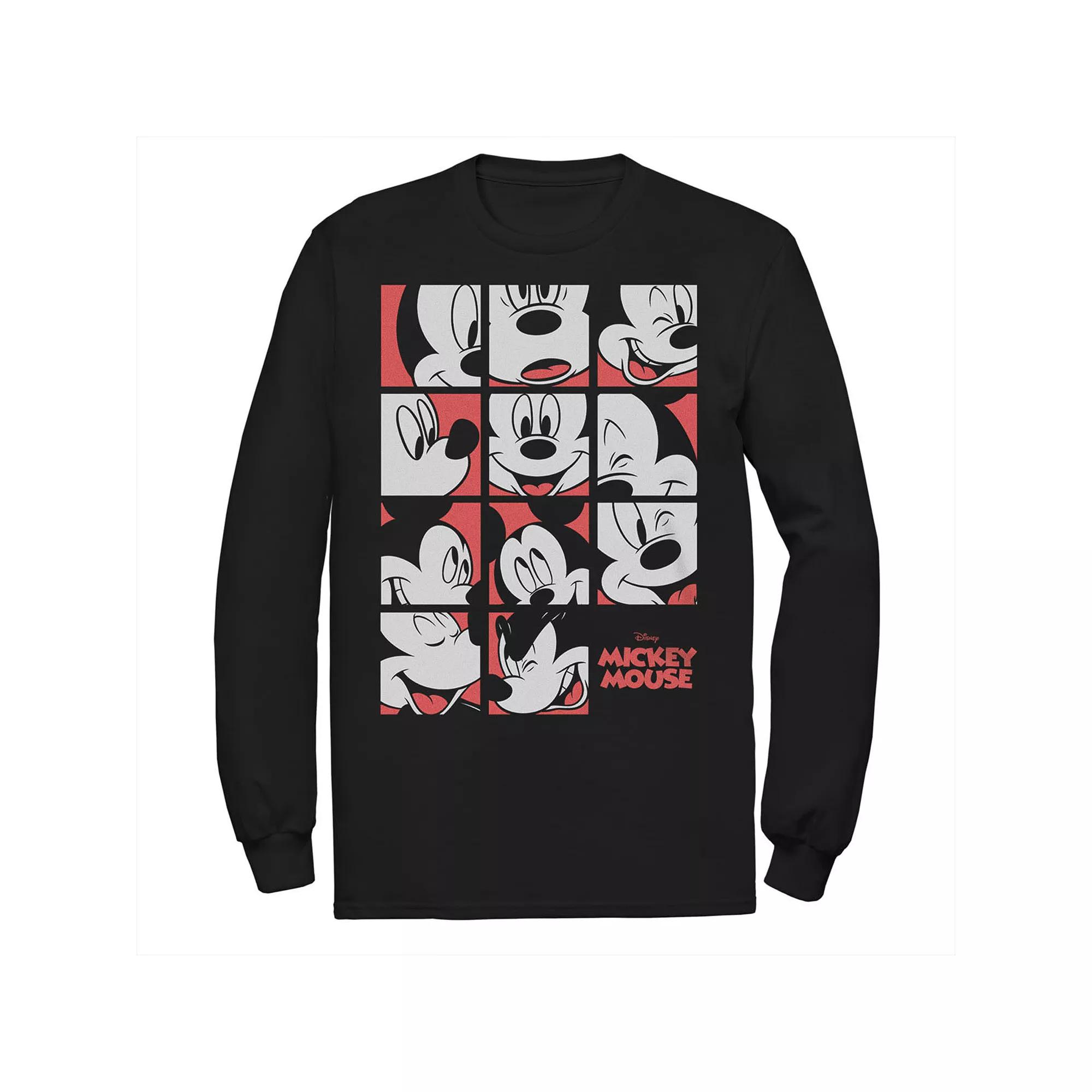 Men's Disney's Mickey Mouse Expressions Boxes Tee,  Product Image