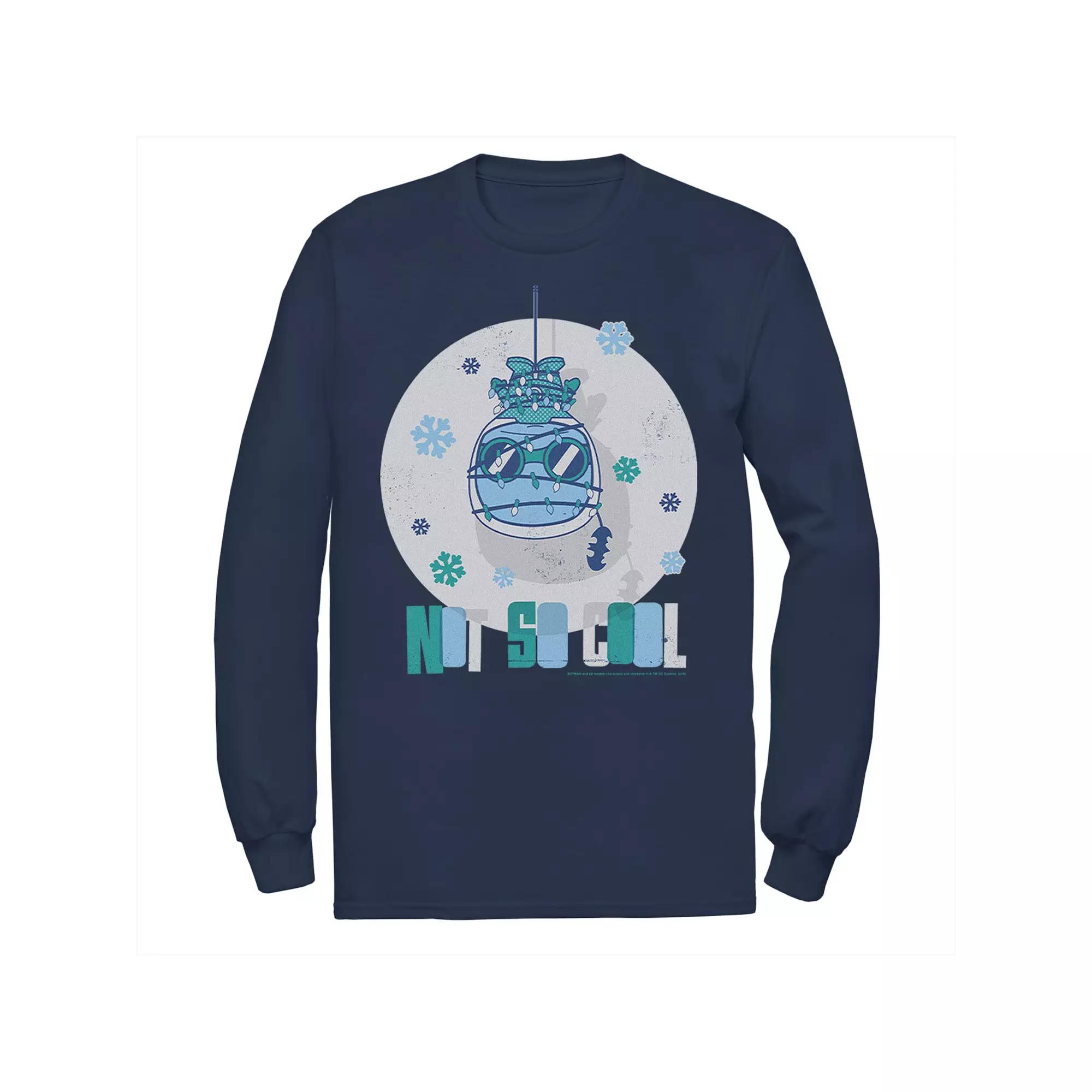 Men's DC Comics Mr. Freeze Not So Cool Christmas Tee, Size: Small, Blue Product Image