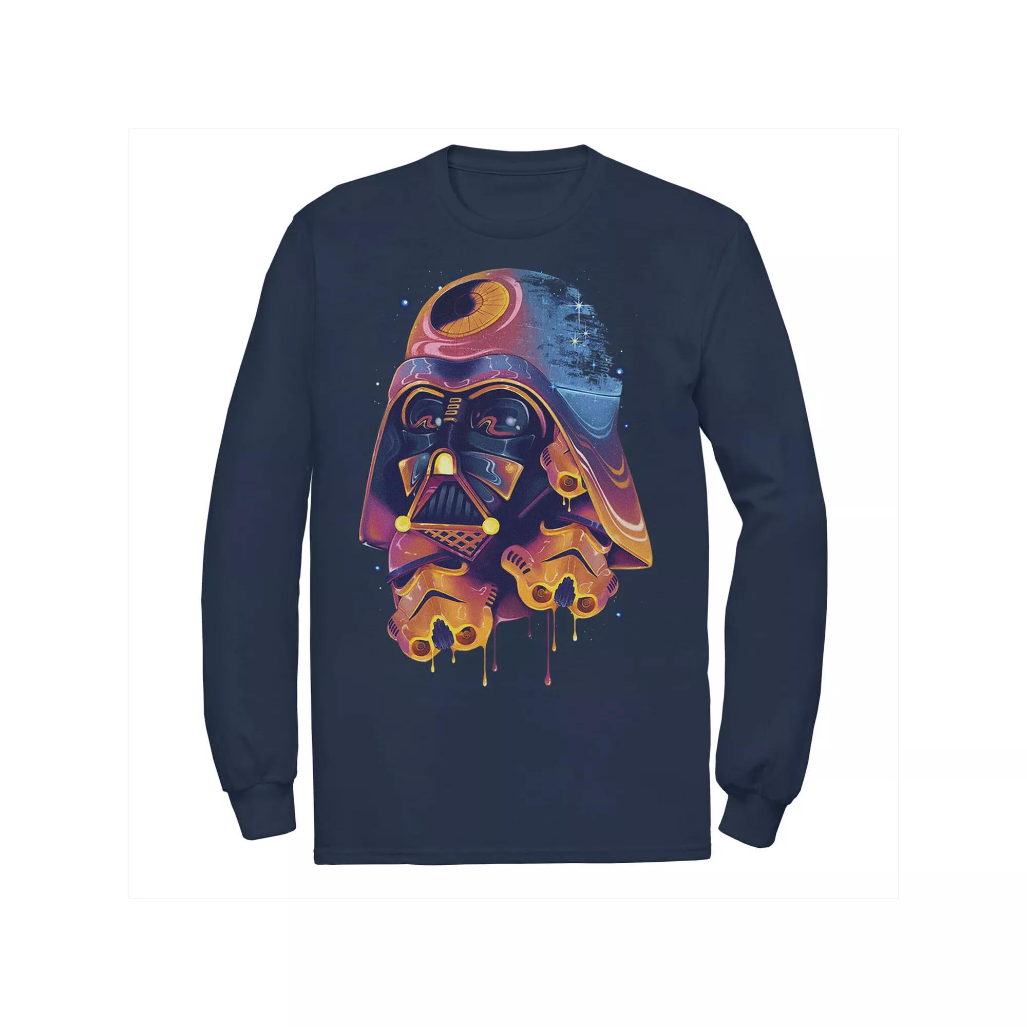 Men's Star Wars Colorful Melted Vader Collage Tee,  Product Image