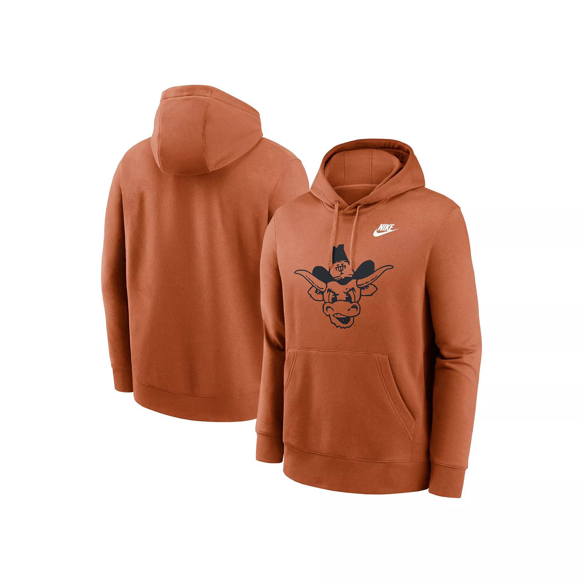 Men's Nike Heather Gray Oklahoma Sooners Legacy Logo Club Fleece Pullover Hoodie,  Product Image